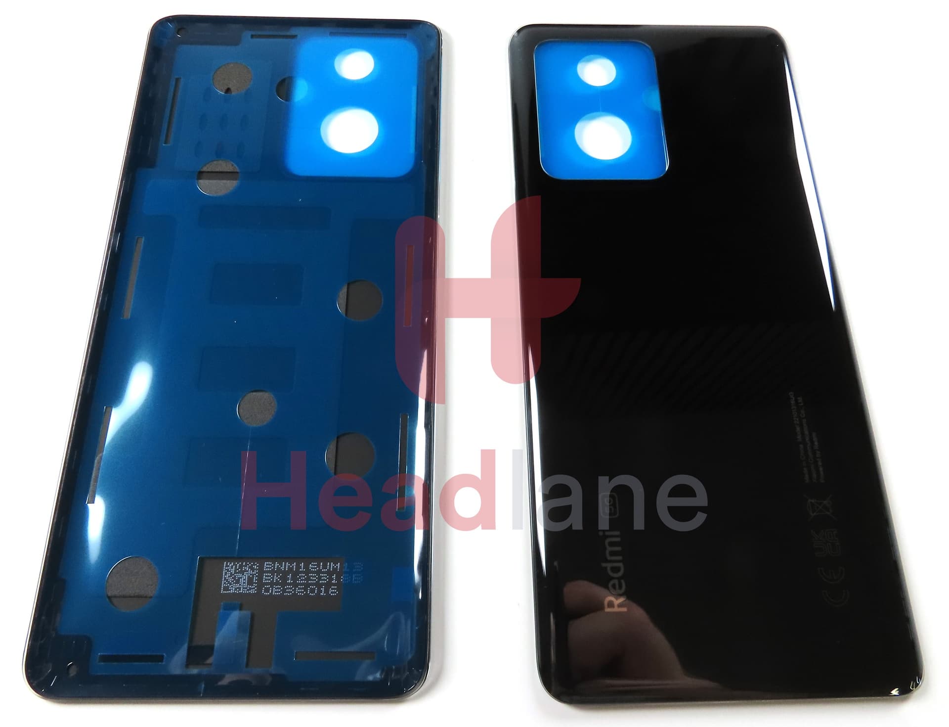 Xiaomi Redmi Note 12 Pro+ 5G Back / Battery Cover - Black - view 2