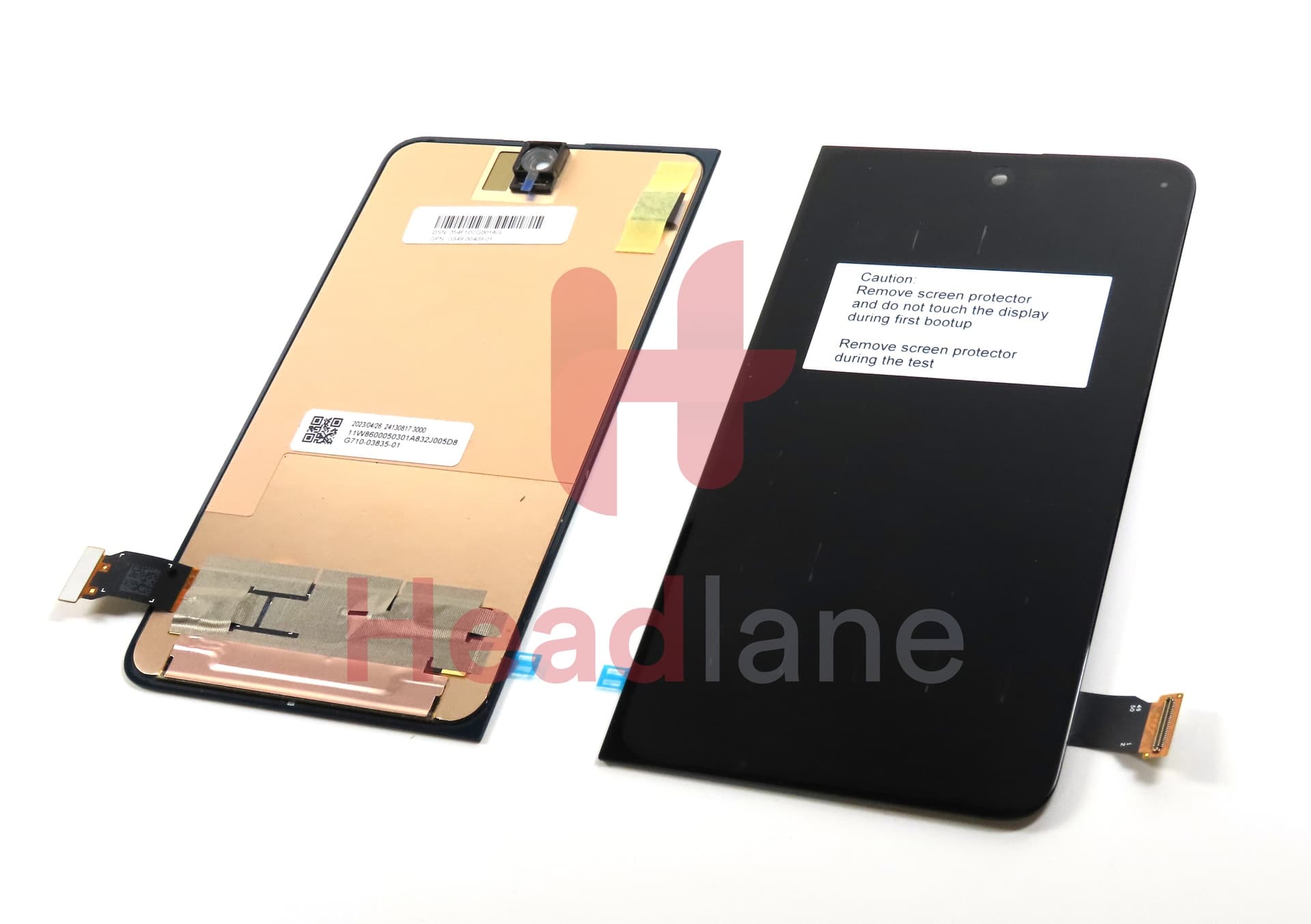 Google Pixel Fold Outer LCD Display / Screen + Touch - view 2