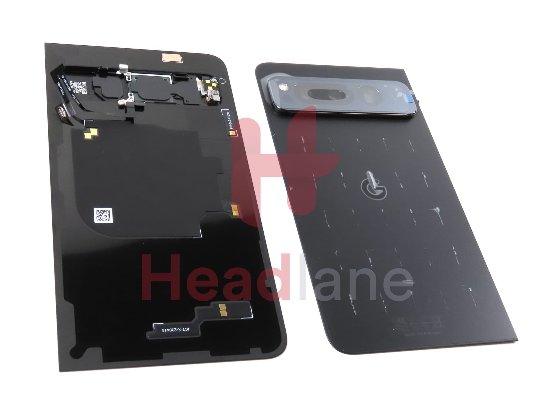 Google Pixel Fold Back / Battery Cover - Obsidian / Black - view 2