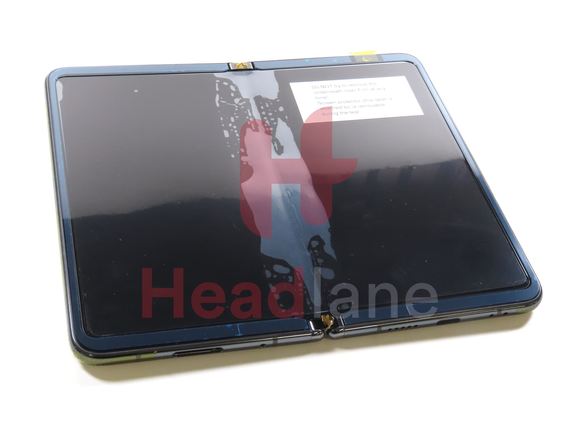 Google Pixel Fold Inner LCD Display / Screen + Touch - Obsidian / Black - view 2