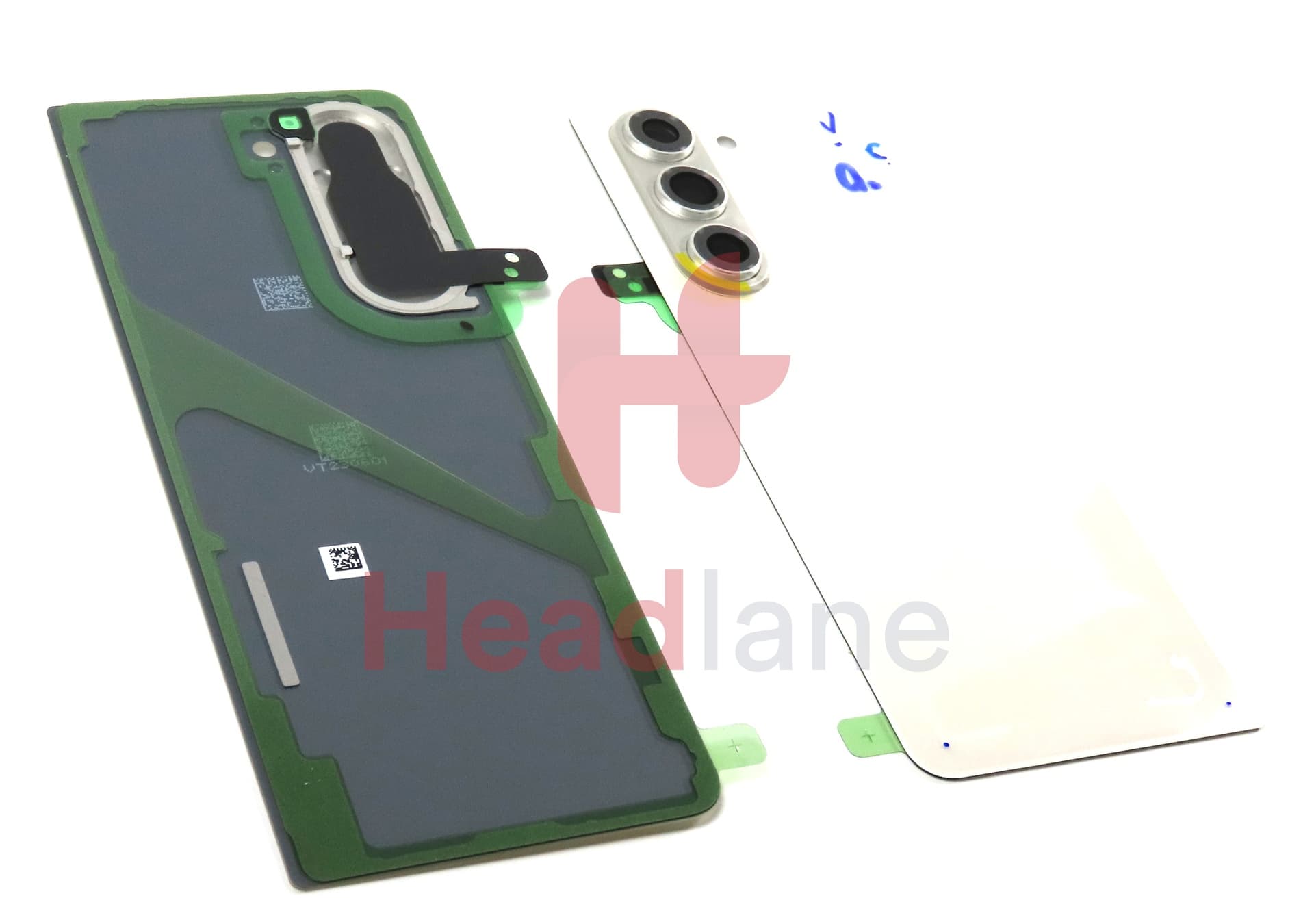 Samsung SM-F946 Galaxy Z Fold5 5G Back / Battery Cover - Cream (No Printing) - view 2