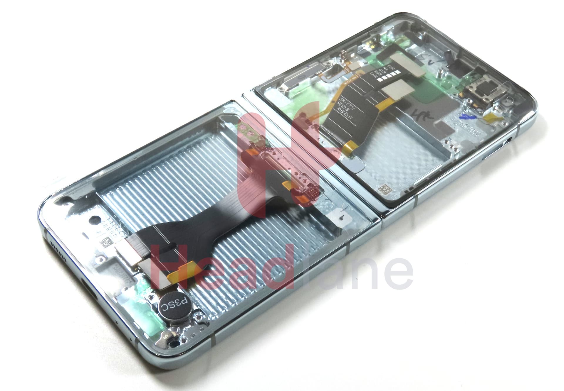 Samsung SM-F731 Galaxy Z Flip5 5G LCD Display / Screen + Touch - Mint - view 2