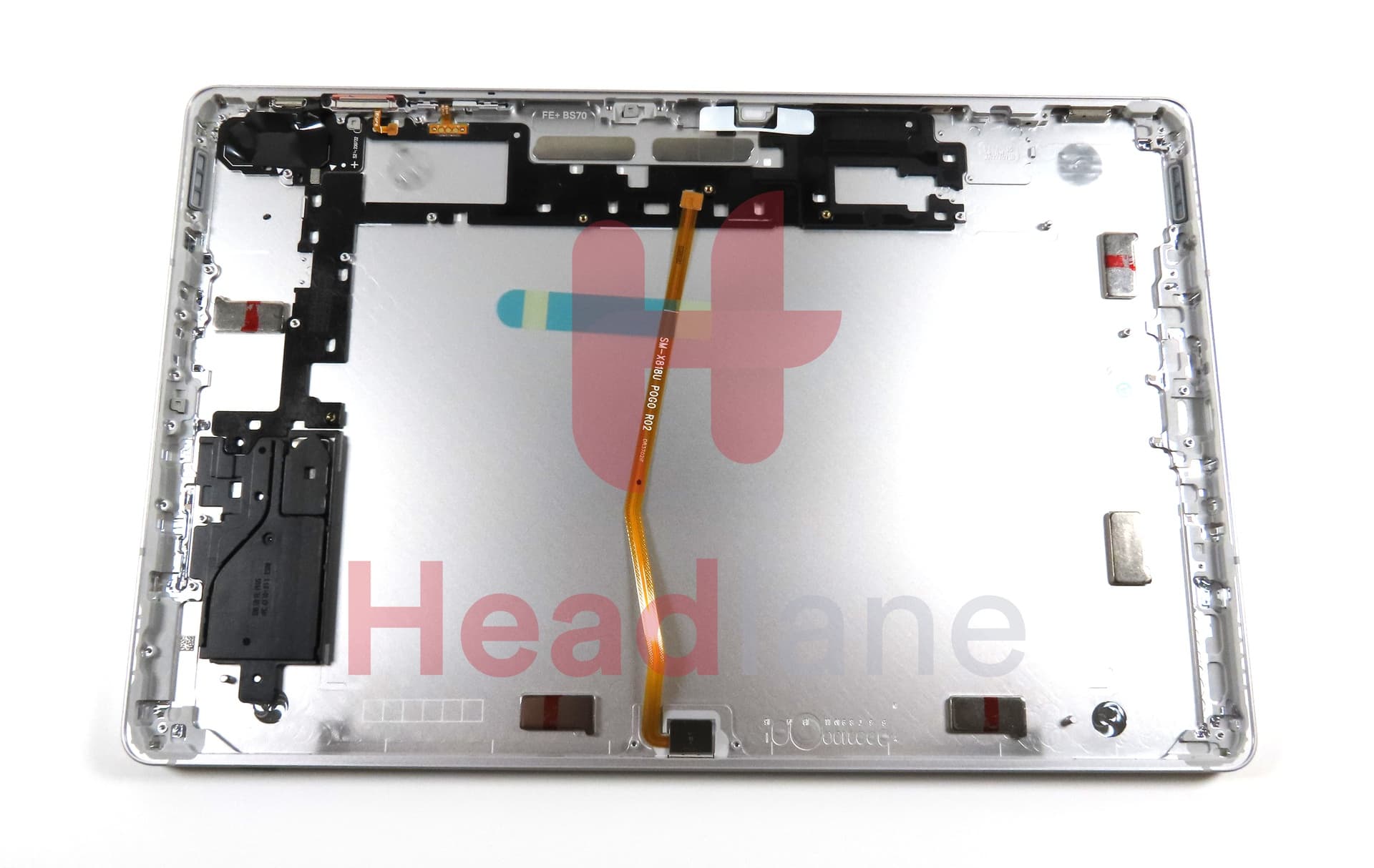 Samsung SM-X610 X616 Galaxy Tab S9 FE+ (WiFi / 5G) Back / Battery Cover - Silver - view 2