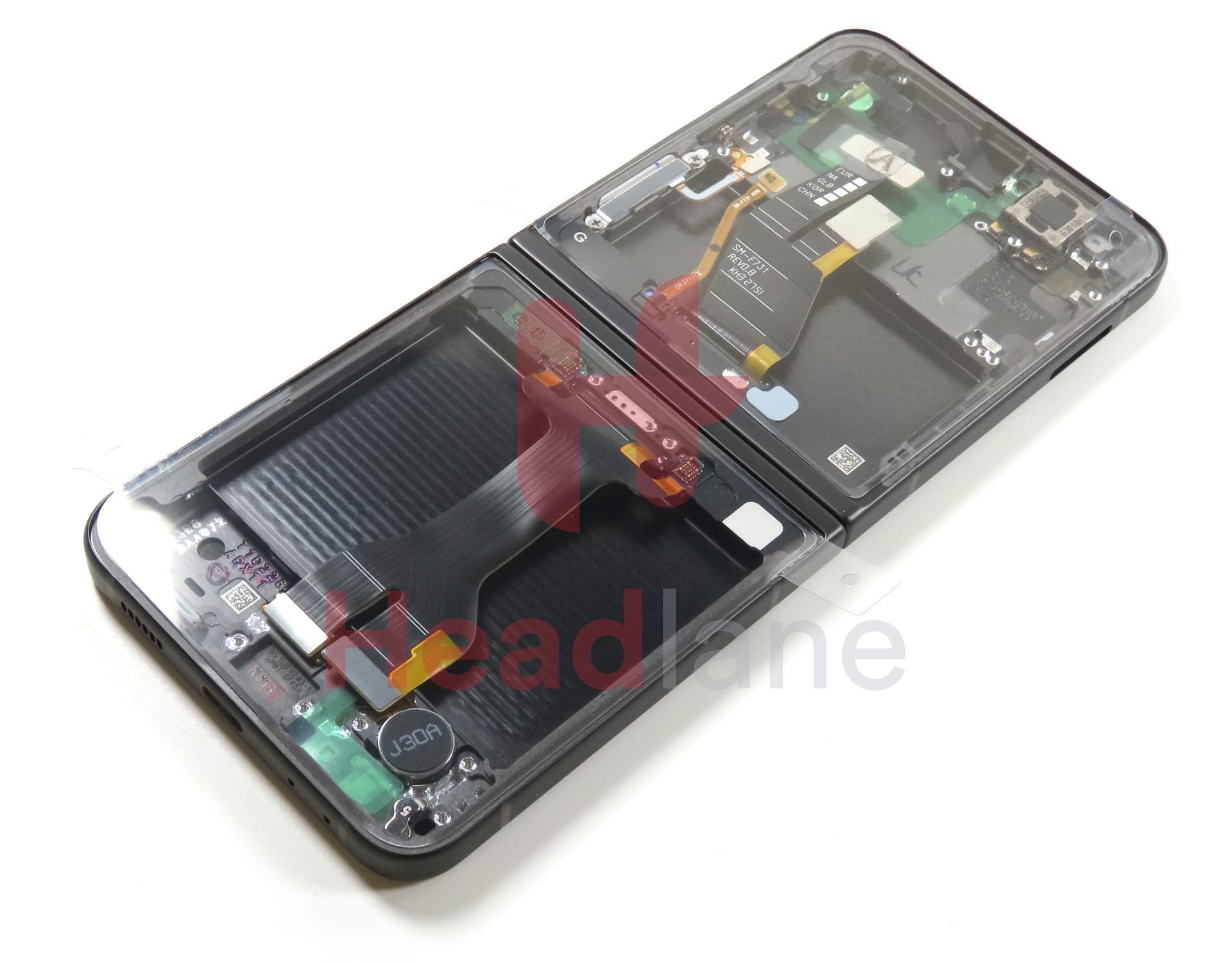 Samsung SM-F731 Galaxy Z Flip5 5G LCD Display / Screen + Touch - Blue / Green / Grey / Yellow - view 3