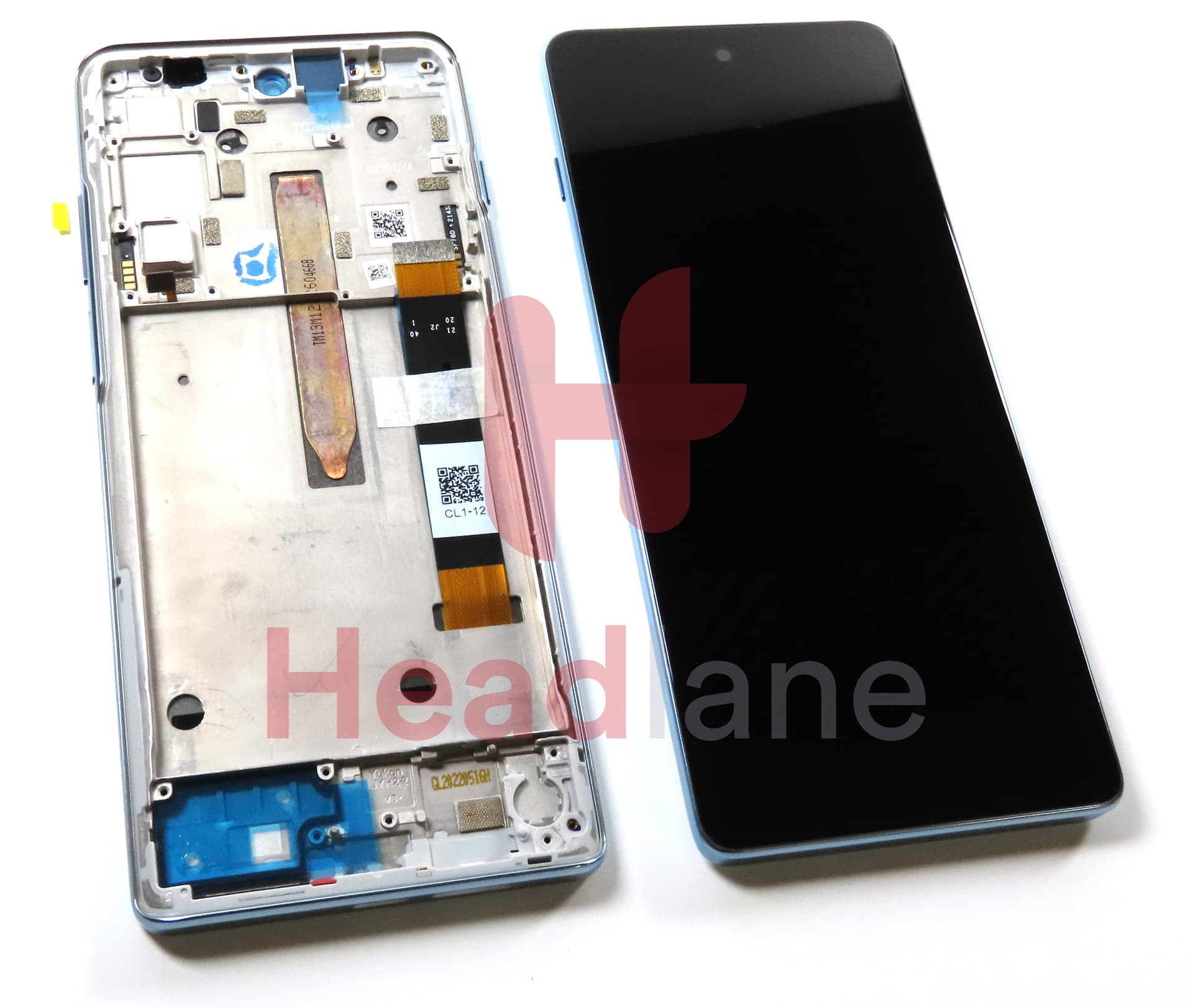 Motorola XT2175 Moto G200 5G LCD Display / Screen + Touch - Green - view 2