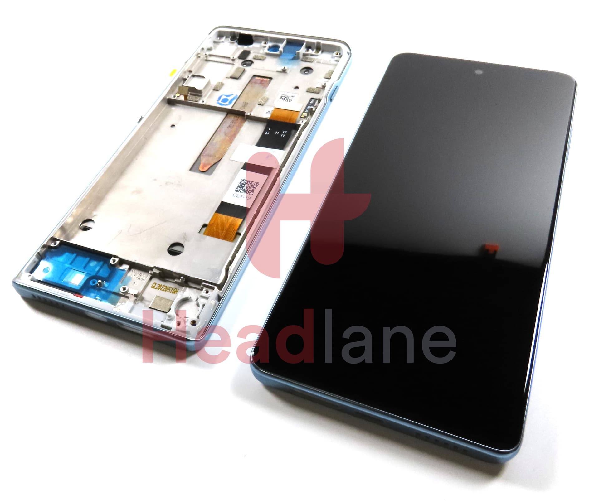 Motorola XT2175 Moto G200 5G LCD Display / Screen + Touch - Green - view 3