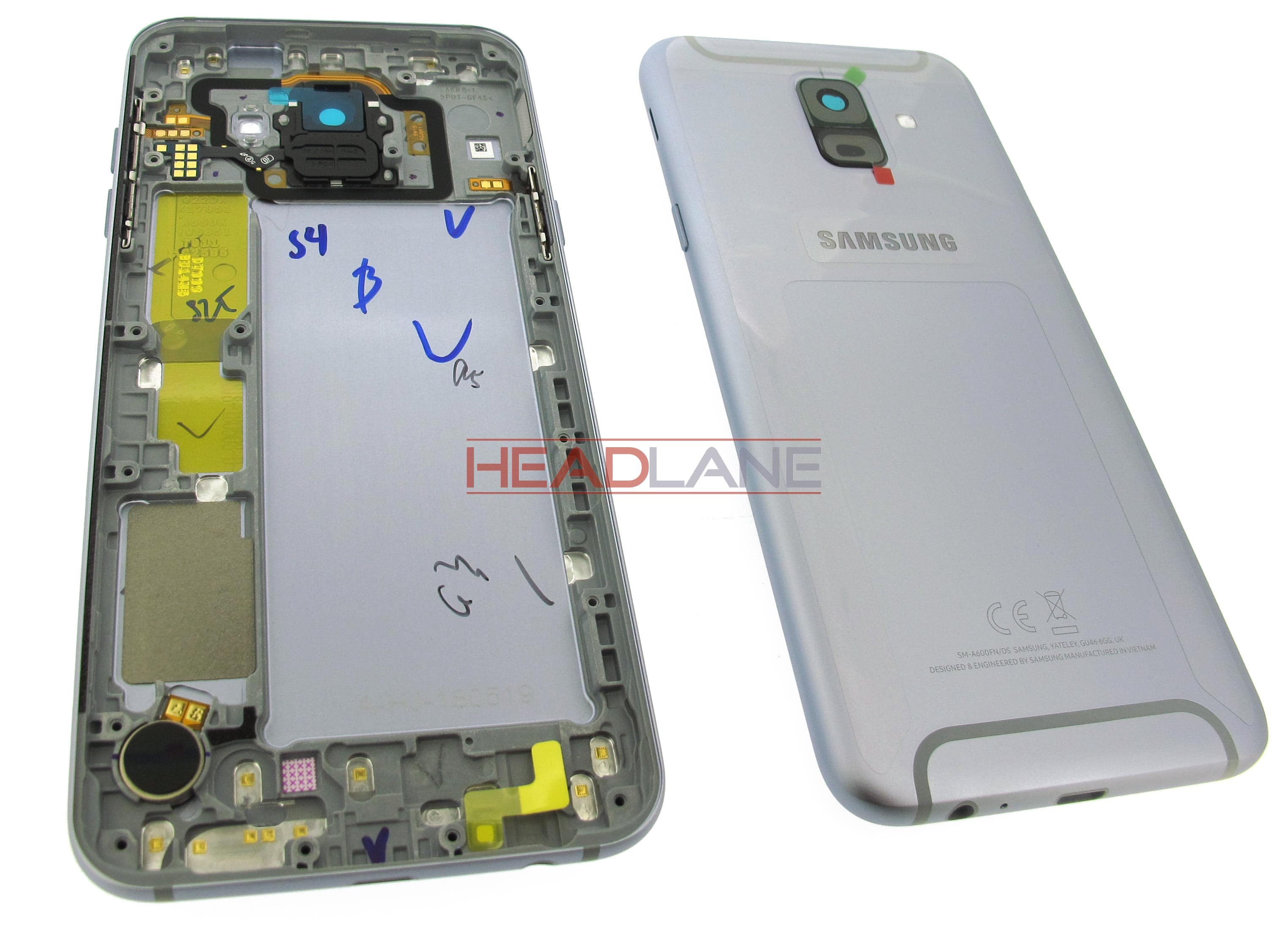 Samsung SM-A600 Galaxy A6 (2018) Battery Cover - Lavender (Dual SIM) - view 2