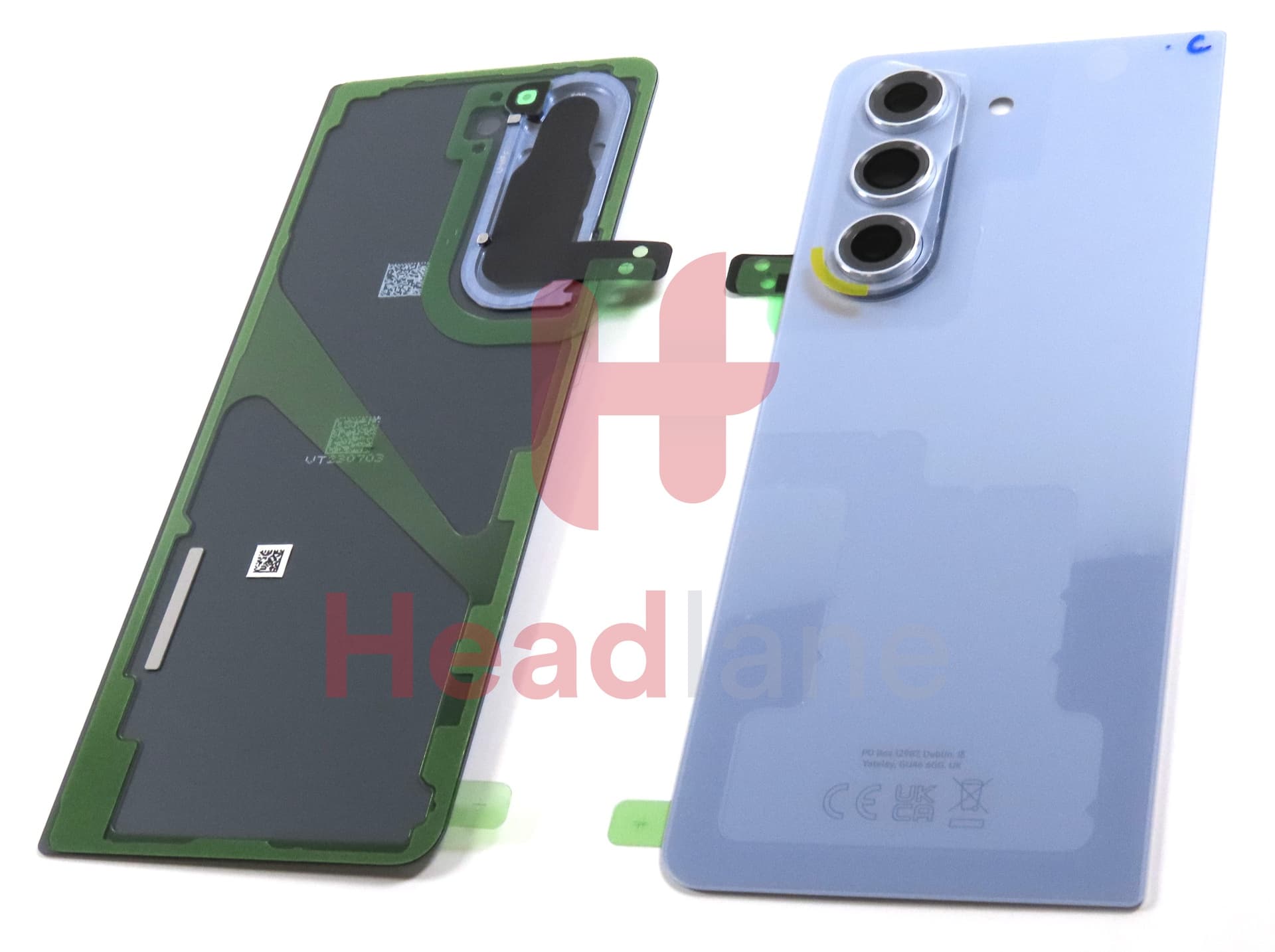 Samsung SM-F946 Galaxy Z Fold5 5G Back / Battery Cover - Icy Blue - view 3