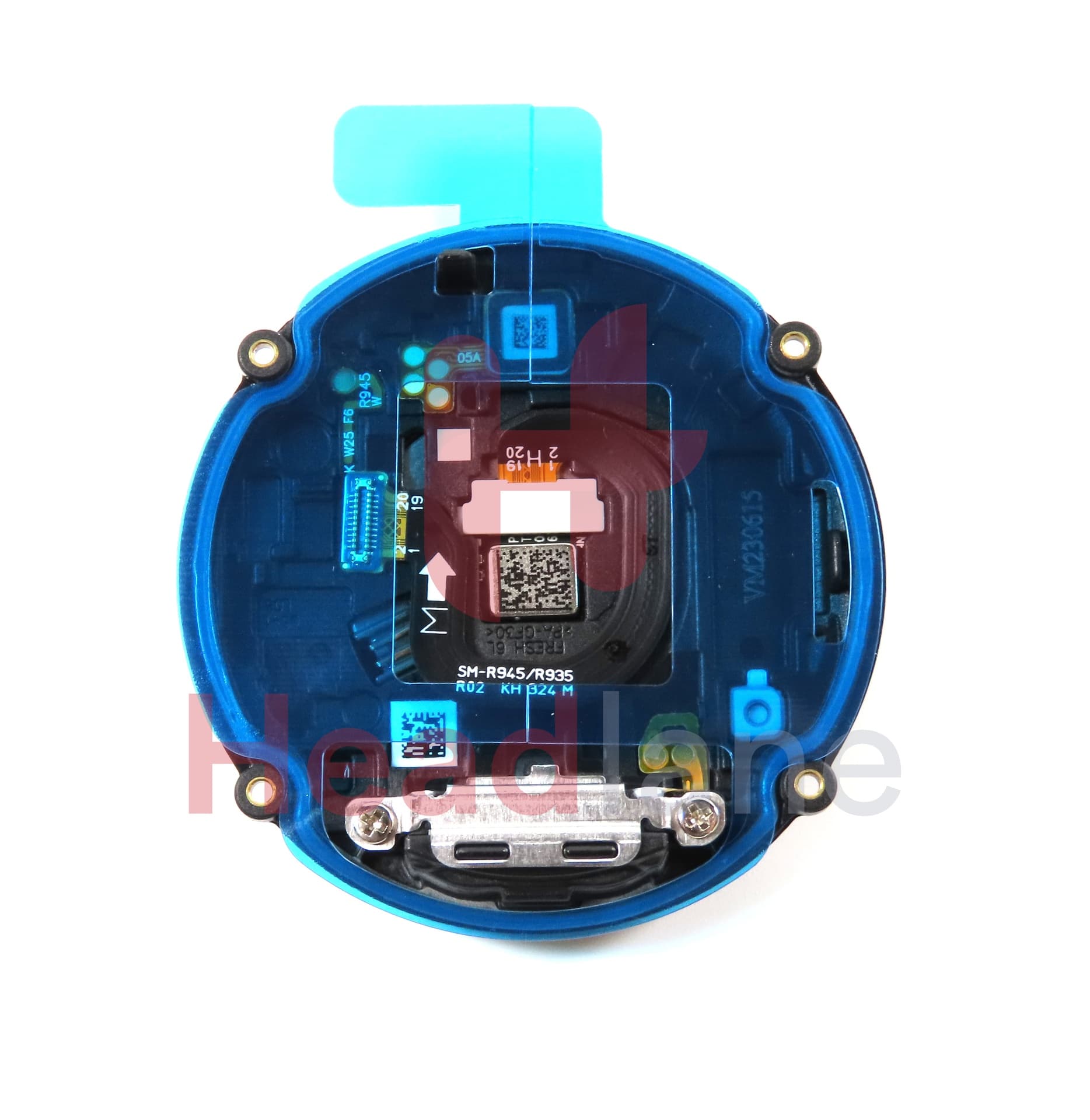 Samsung SM-R940 Galaxy Watch6 44mm (BT) Back / Battery Cover - Graphite / Silver - view 2