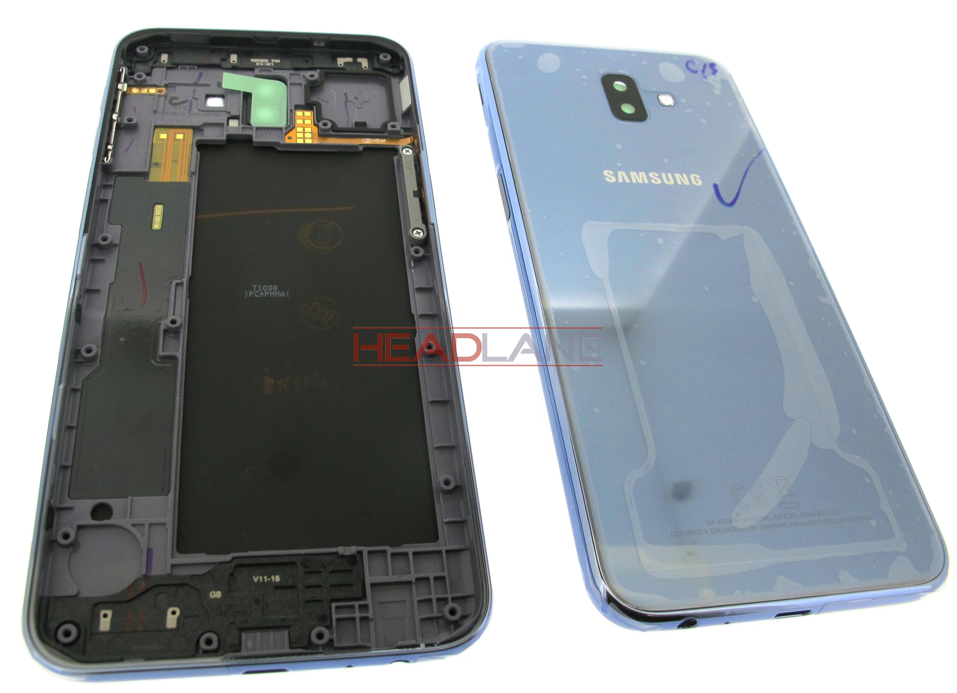 Samsung SM-J610 Galaxy J6+ (2018) Back / Battery Cover - Grey - view 2