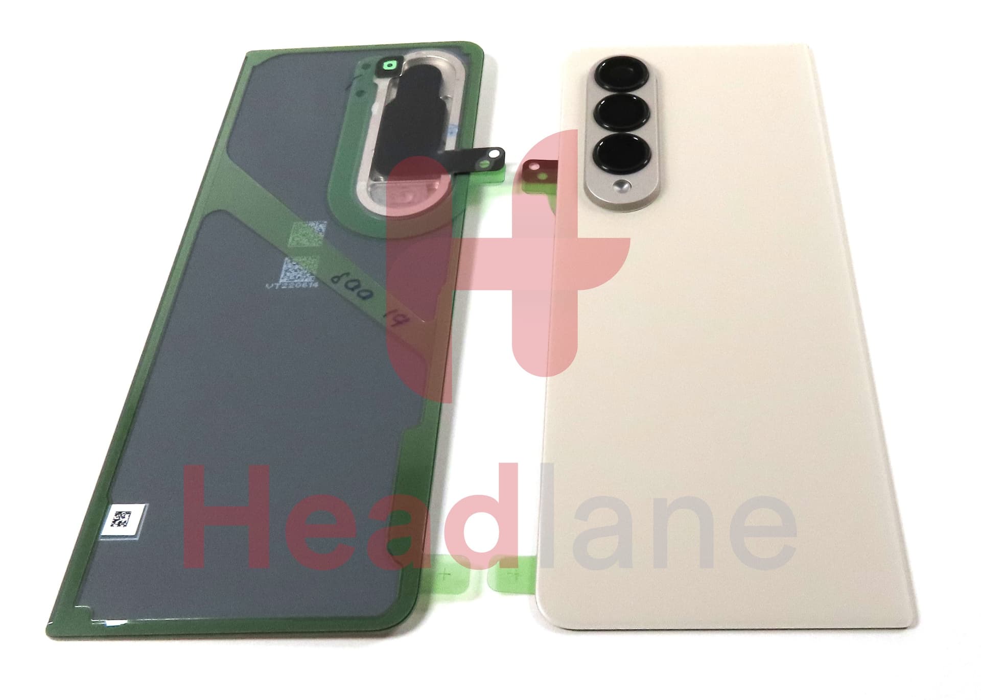 Samsung SM-F936 Galaxy Z Fold4 5G Back / Battery Cover - Beige (No Printing) - view 2