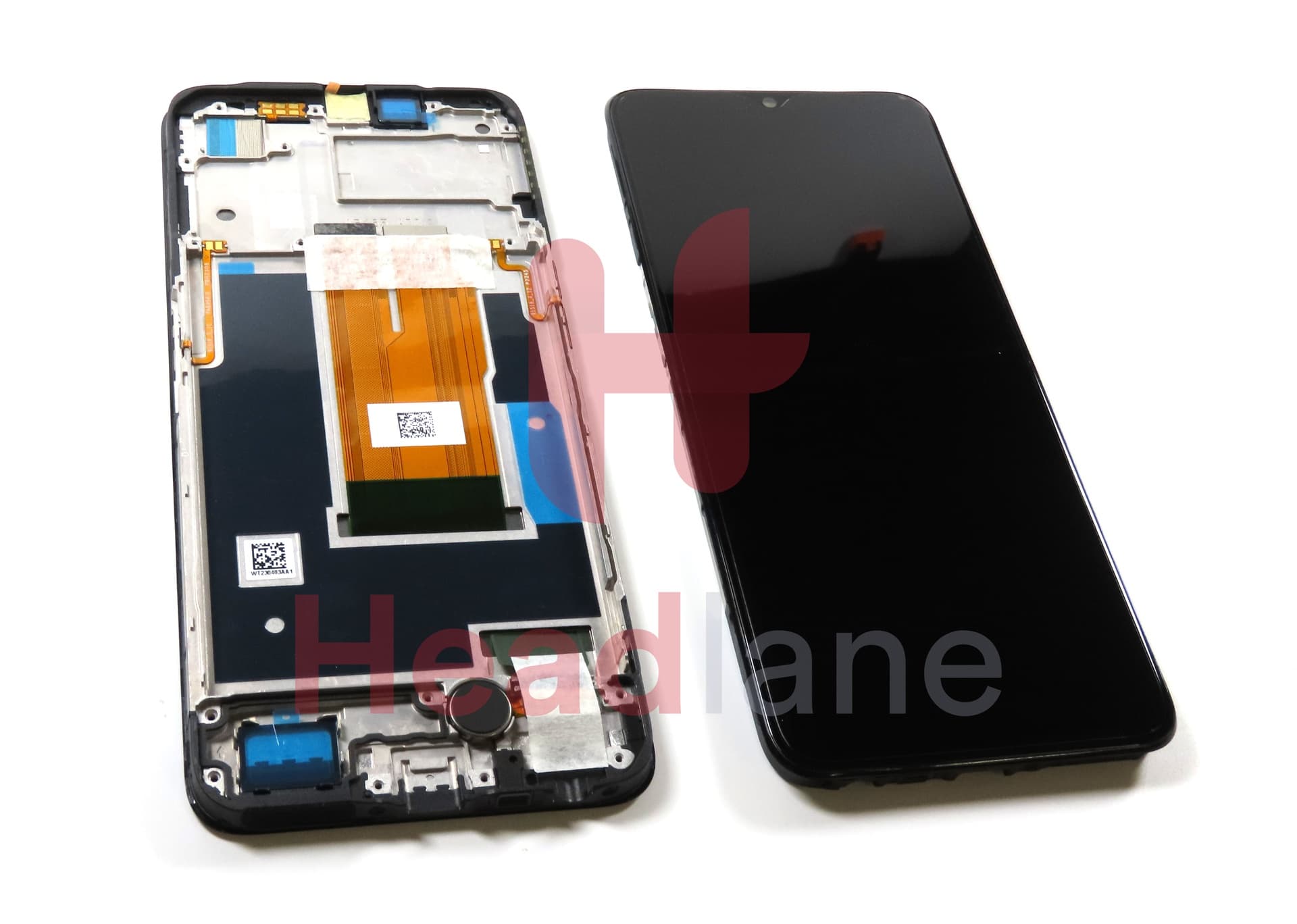 Realme RMX3612 9i 5G LCD Display / Screen + Touch - Black - view 2