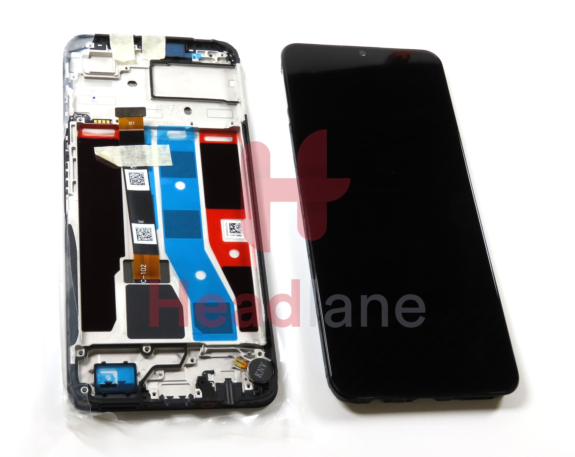 Realme RMX3830 C51 LCD Display / Screen + Touch - Black - view 2