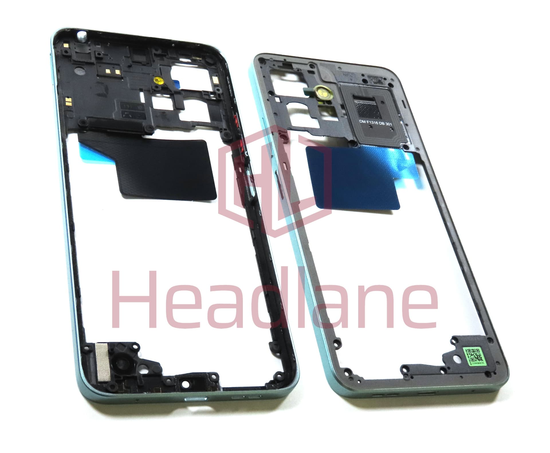 Xiaomi Redmi Note 12 4G Middle Cover / Chassis - Green (NFC Version) - view 2