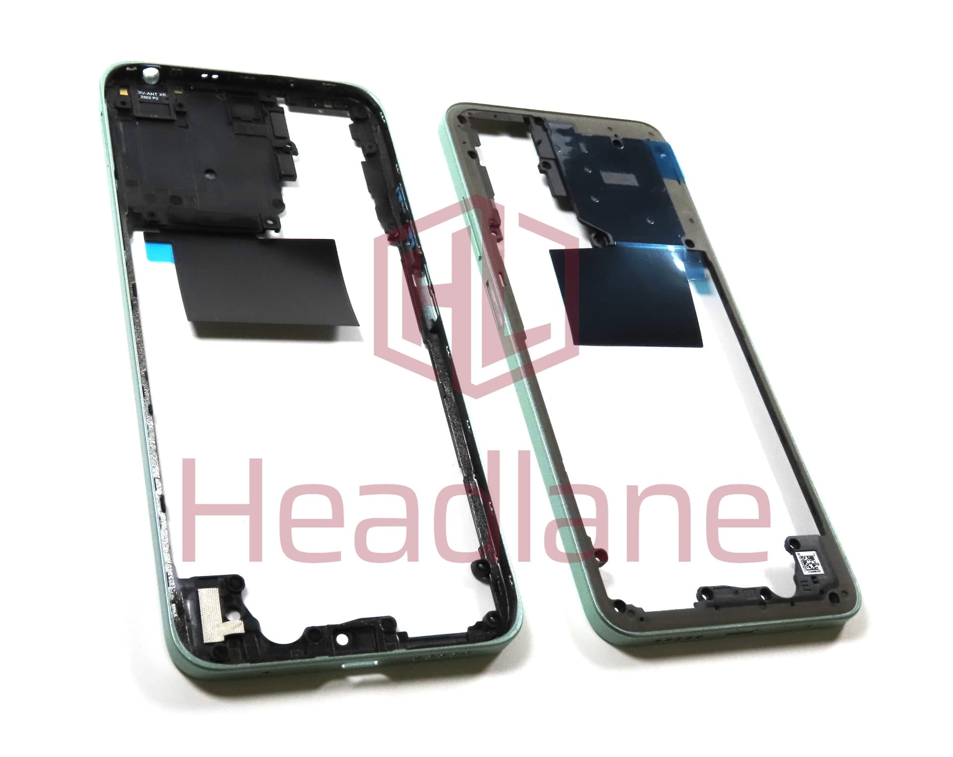 Xiaomi Redmi Note 12S Middle Cover / Chassis - Green - view 2