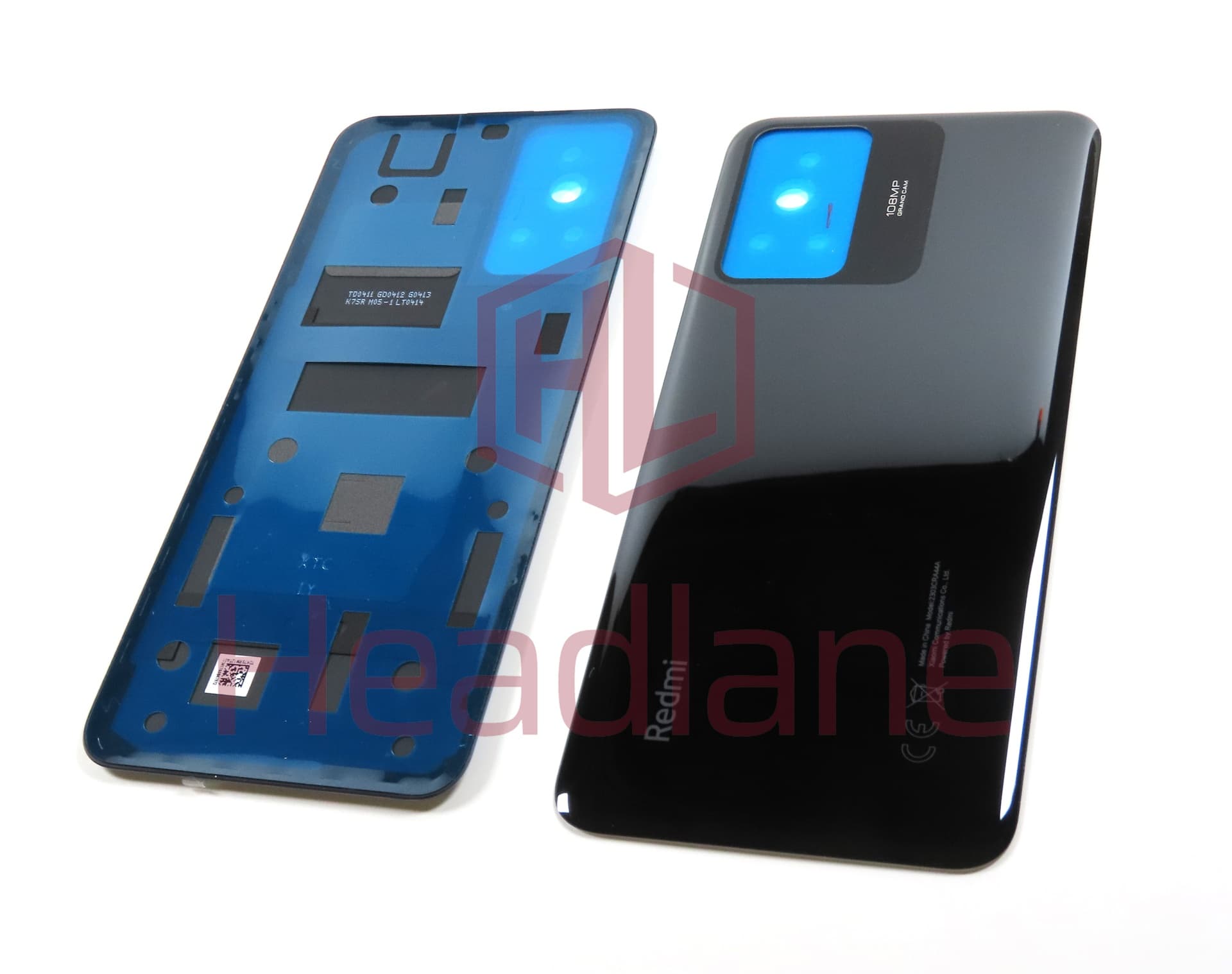 Xiaomi Redmi Note 12S Back / Battery Cover - Black - view 2