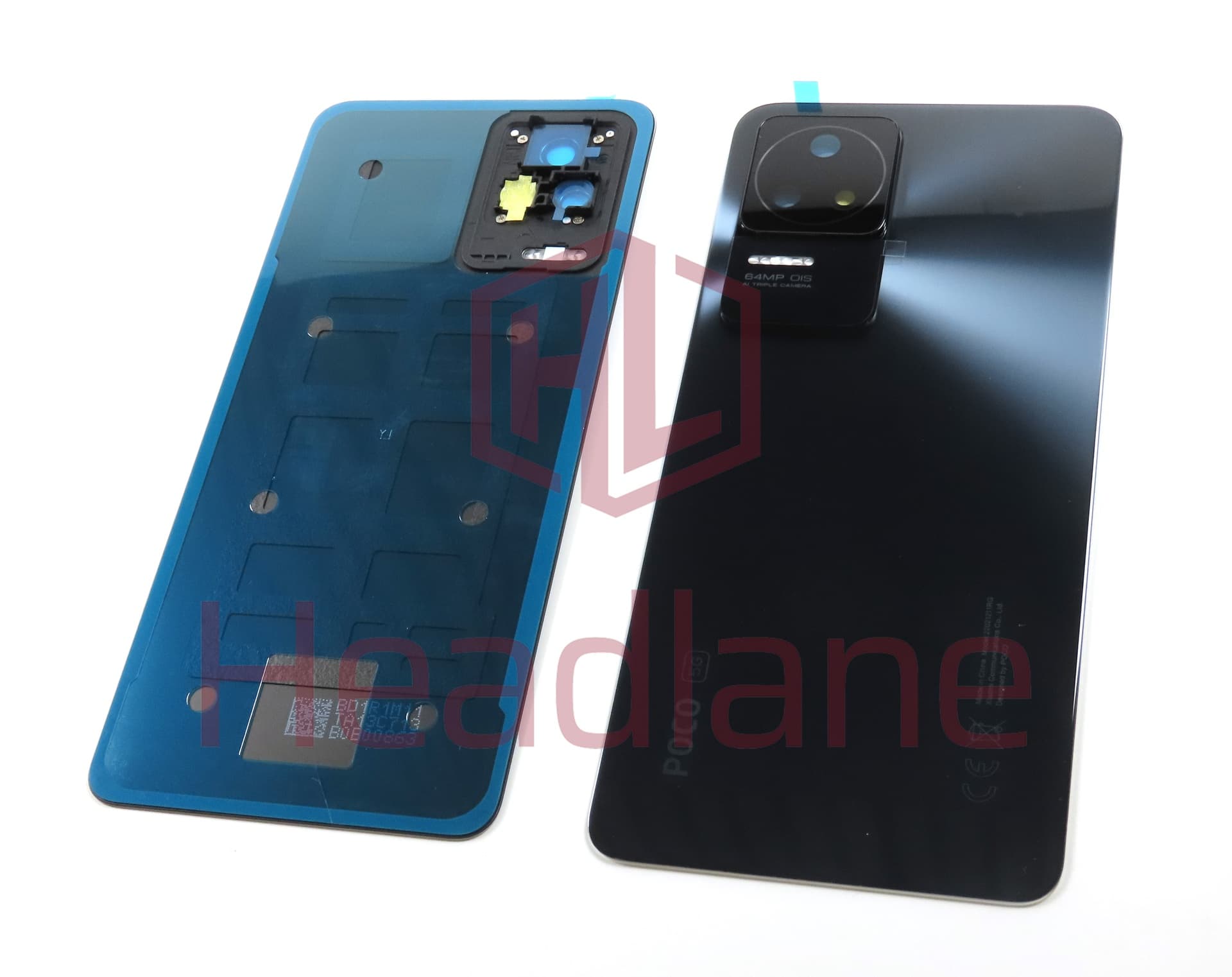 Xiaomi Poco F4 Back / Battery Cover - Black - view 2