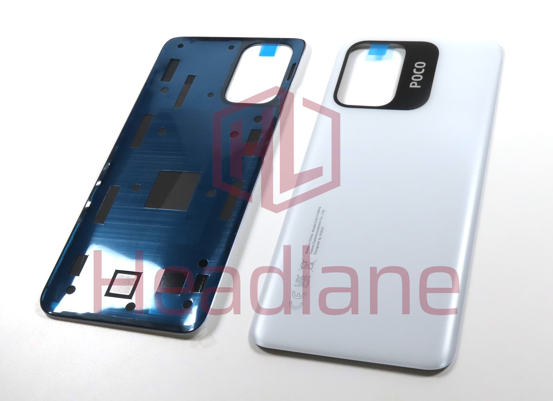 Xiaomi Poco M5S Back / Battery Cover - White (UKCA) - view 2