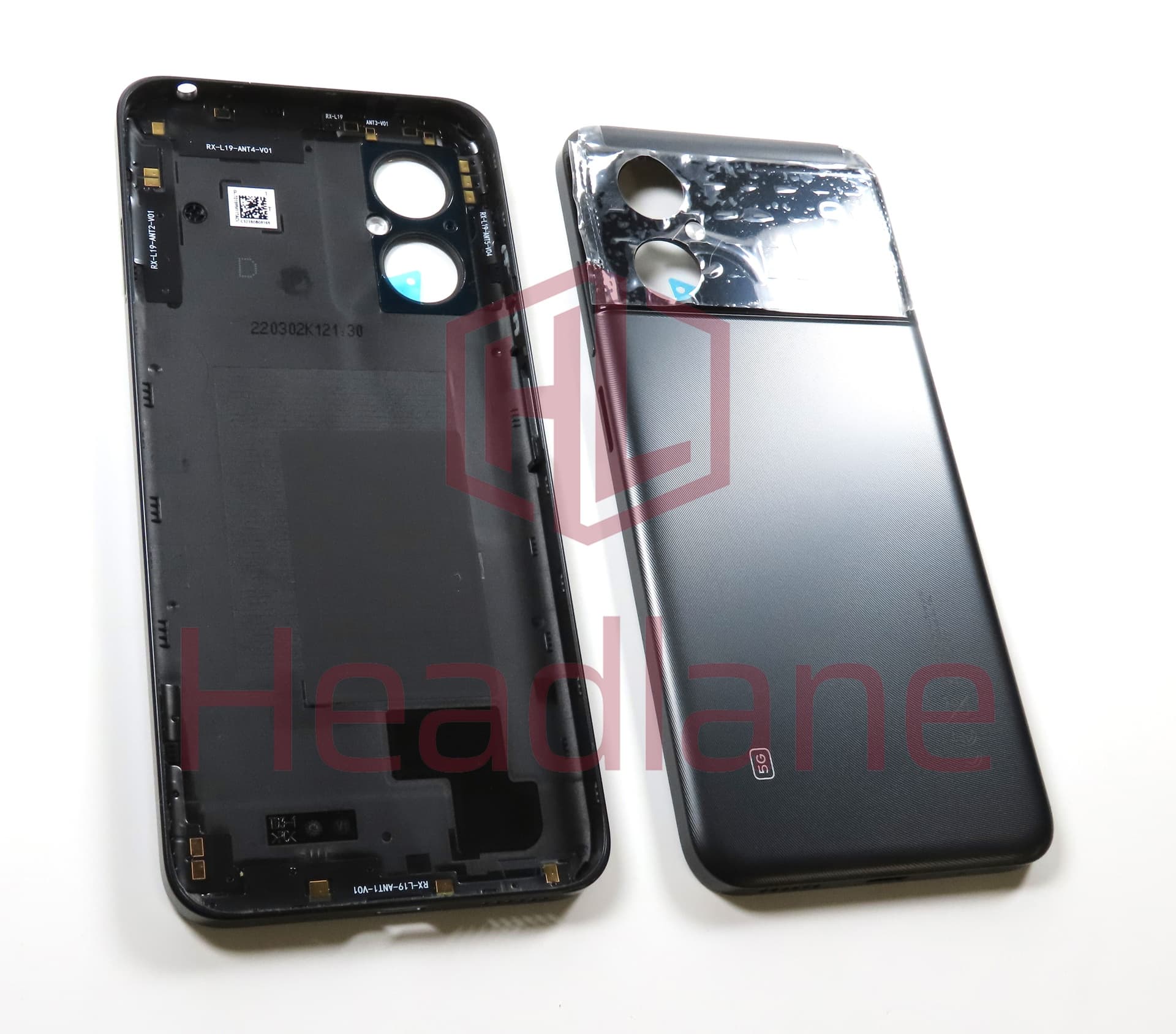 Xiaomi Poco M4 5G Back / Battery Cover - Black - view 2