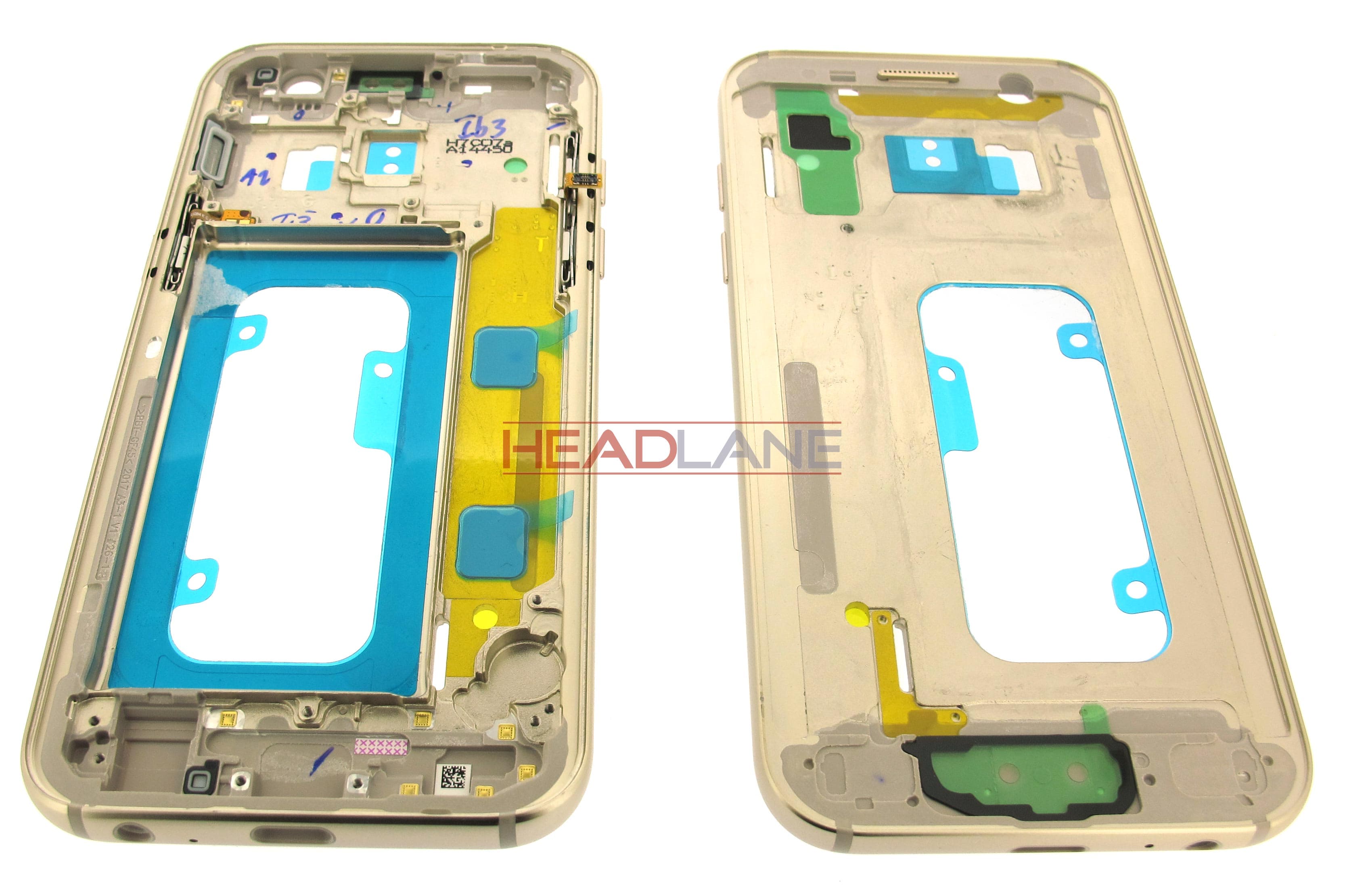 Samsung SM-A320 Galaxy A3 (2017) Middle Cover/Chassis - Gold - view 2