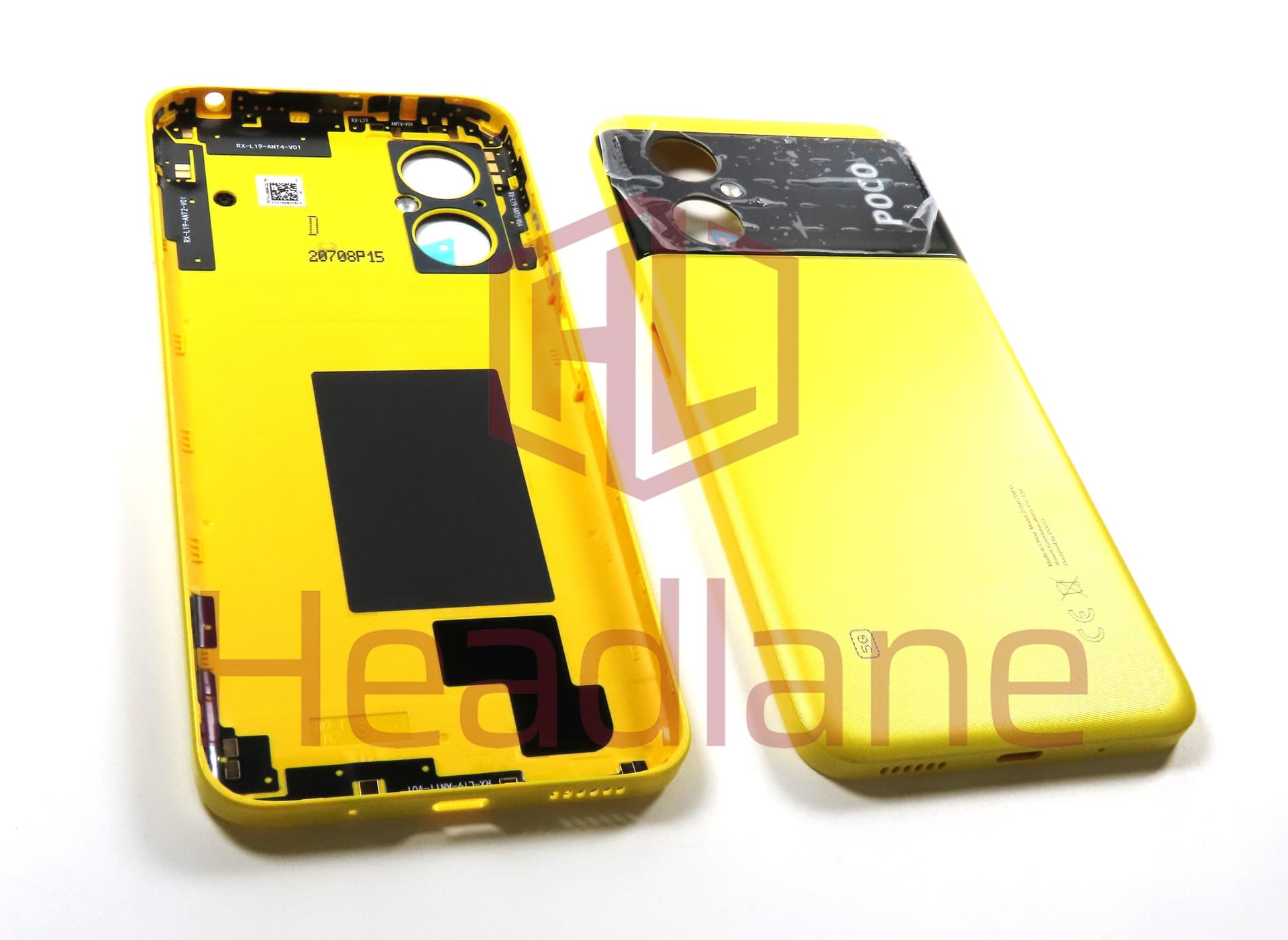 Xiaomi Poco M4 5G Back / Battery Cover - Yellow - view 2