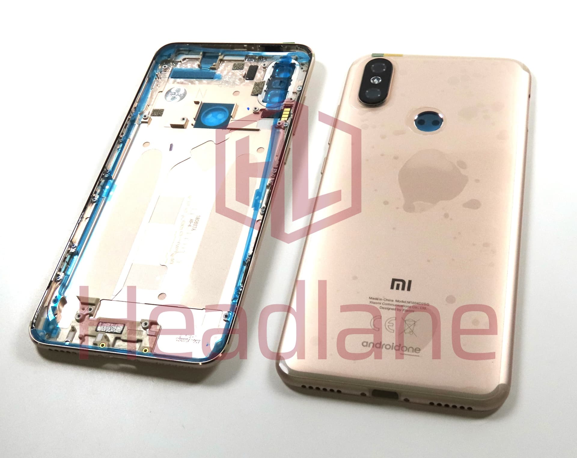 Xiaomi Mi A2 Back / Battery Cover - Gold - view 2