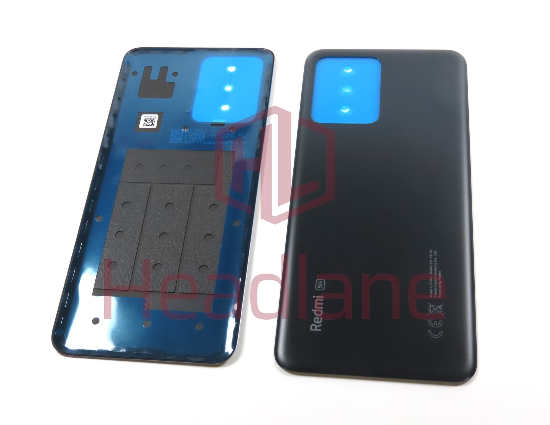 Xiaomi Redmi Note 12 5G Back / Battery Cover - Black - view 2