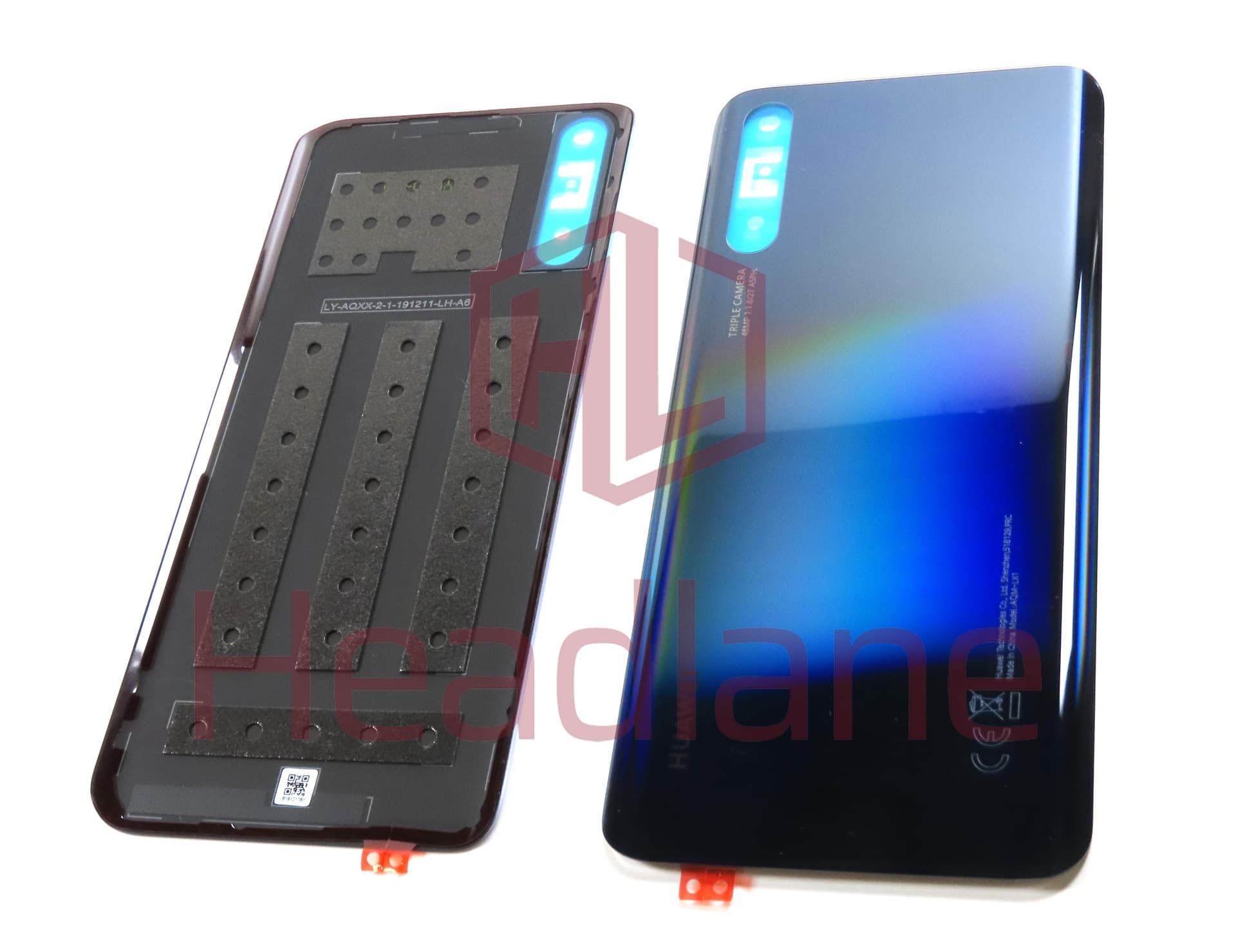 Huawei Y8p / P Smart S Back / Battery Cover - Black - view 2