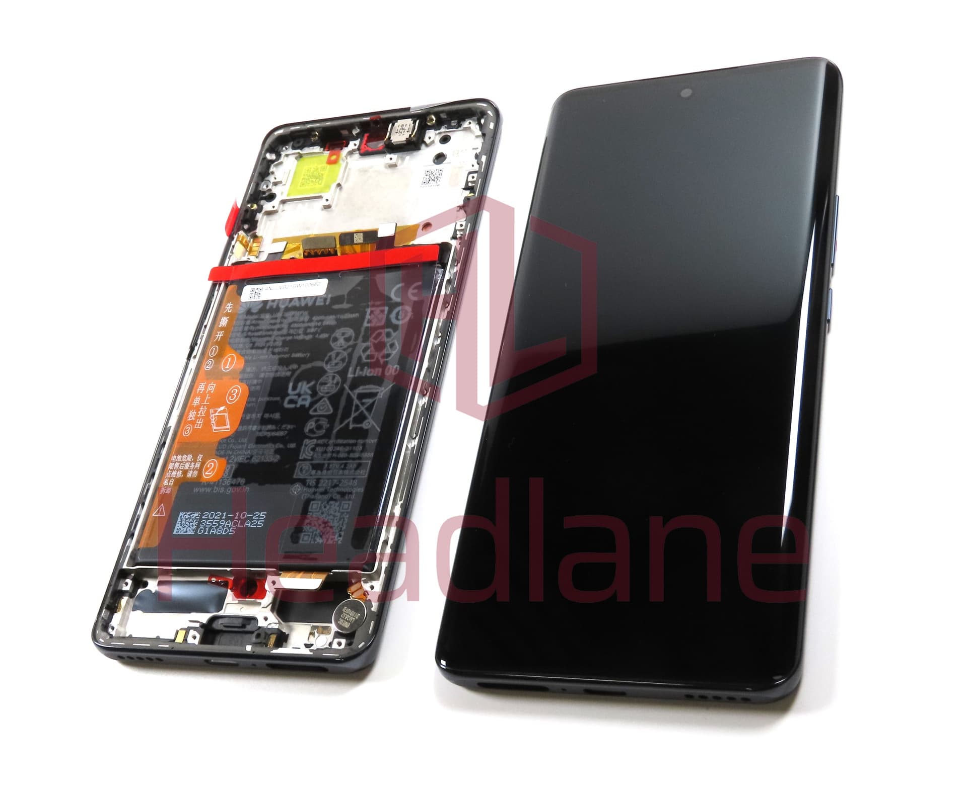 Huawei nova 9 LCD Display / Screen + Touch + Battery - Black - view 3