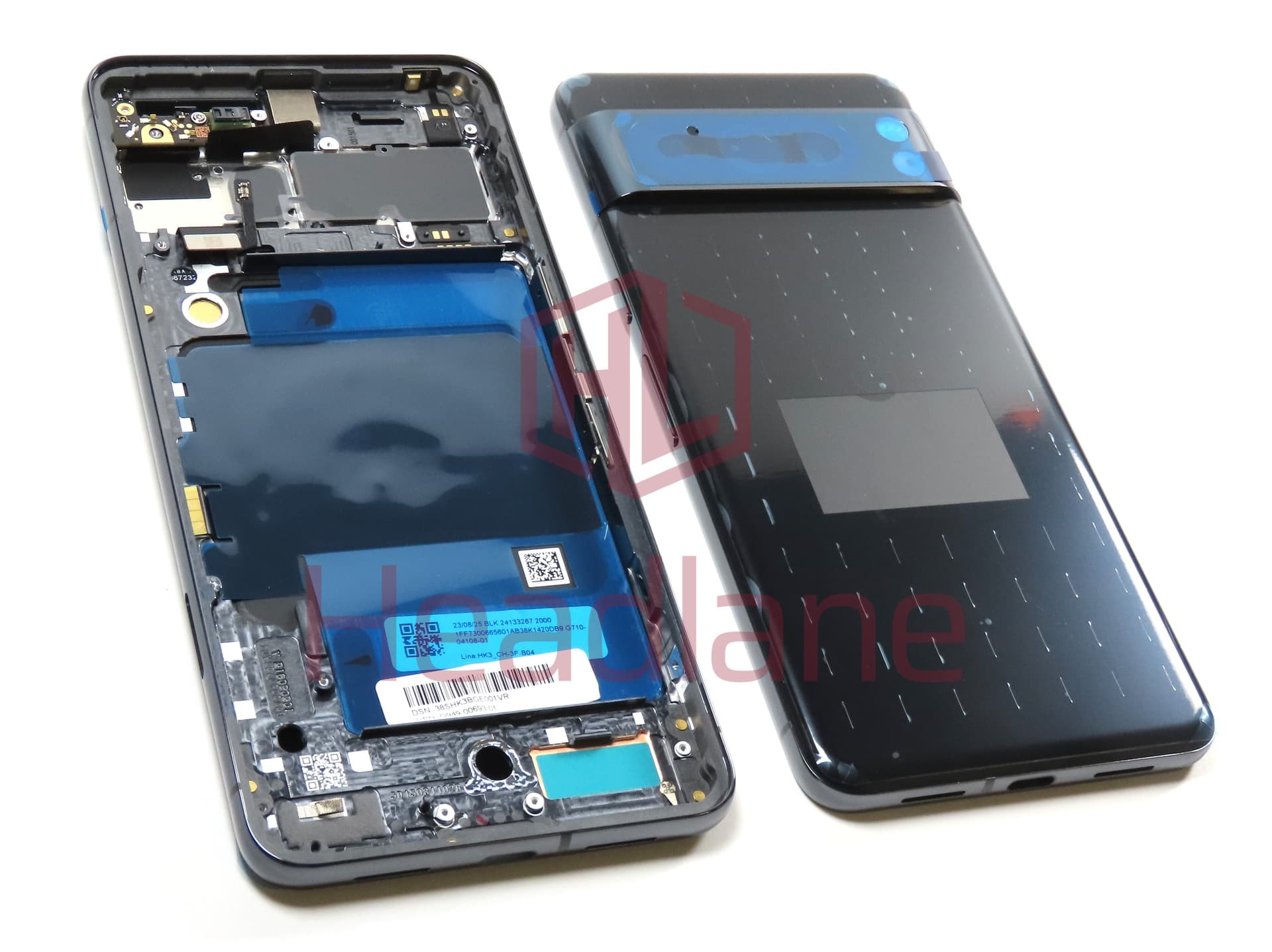 Google Pixel 8 Pro Back / Battery Cover - Black / Obisdian - view 3