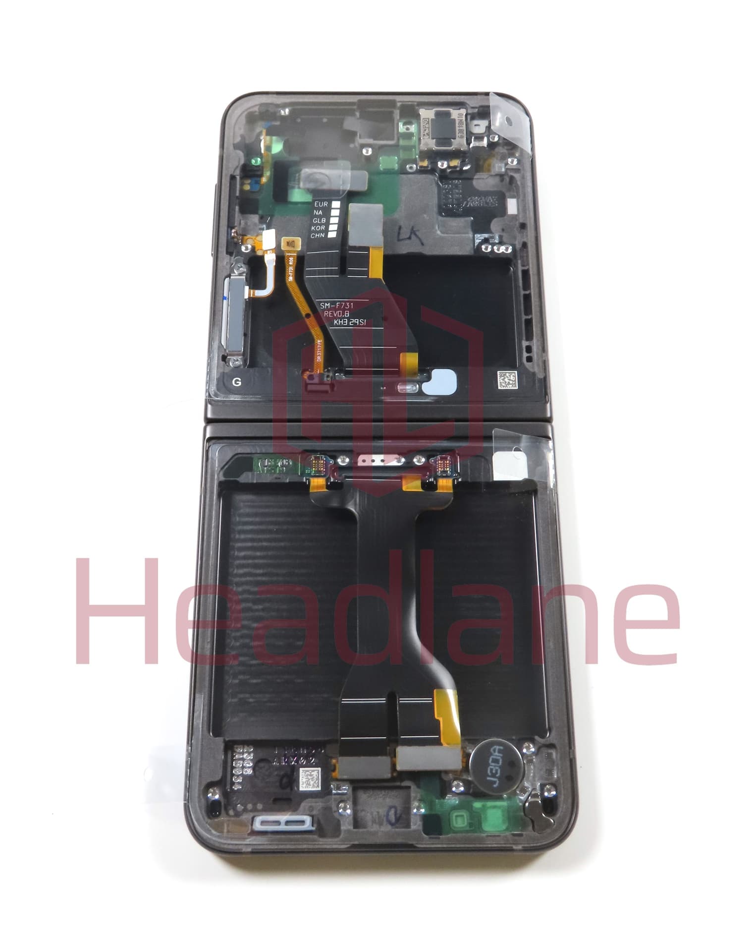 Samsung SM-F731 Galaxy Z Flip5 5G LCD Display / Screen + Touch - Blue / Green / Grey / Yellow - view 4