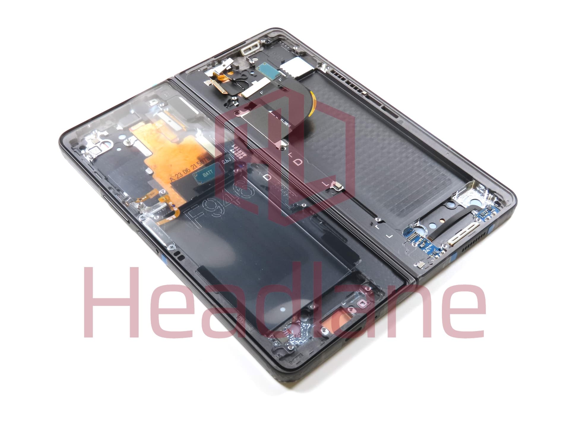 Samsung SM-F946 Galaxy Z Fold5 5G LCD Display / Screen + Touch - Grey / Blue - view 3