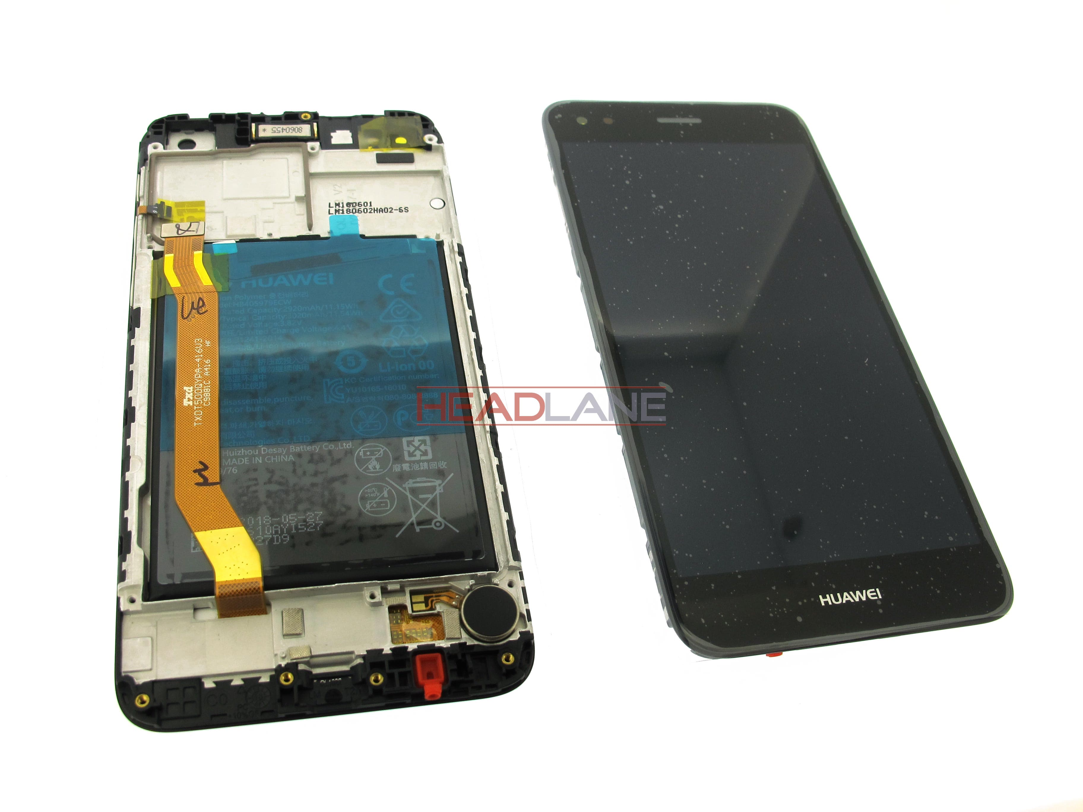 Huawei Y6 Pro (2017) / P9 Lite Mini LCD / Touch + Battery - Black - view 2