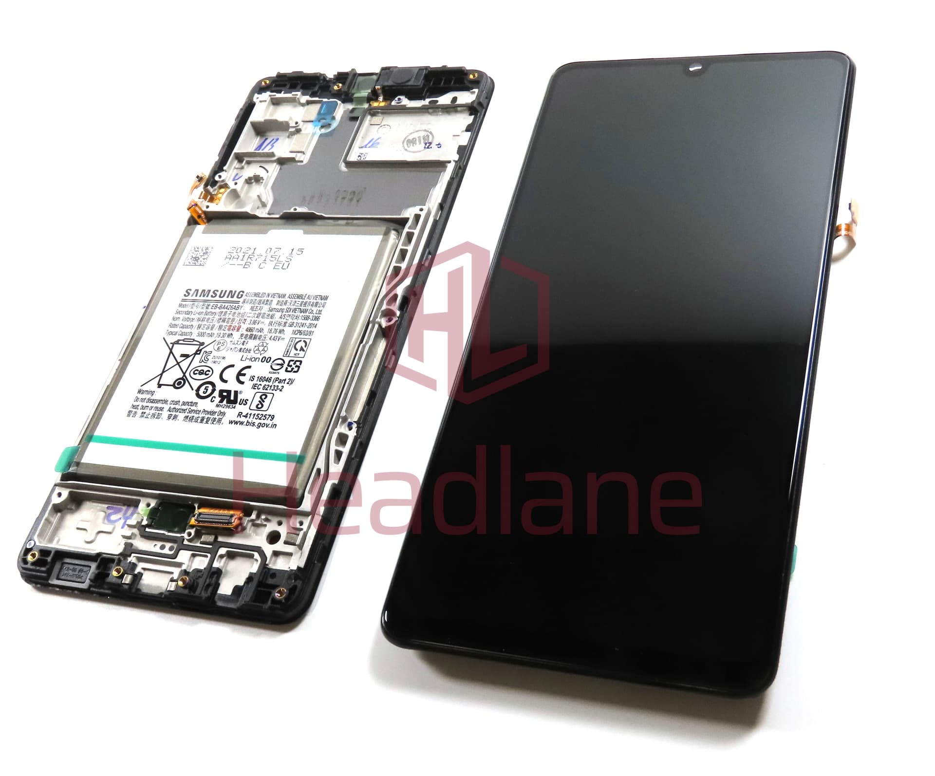 Samsung SM-A426 Galaxy A42 5G LCD Display / Screen + Touch + Battery - view 3