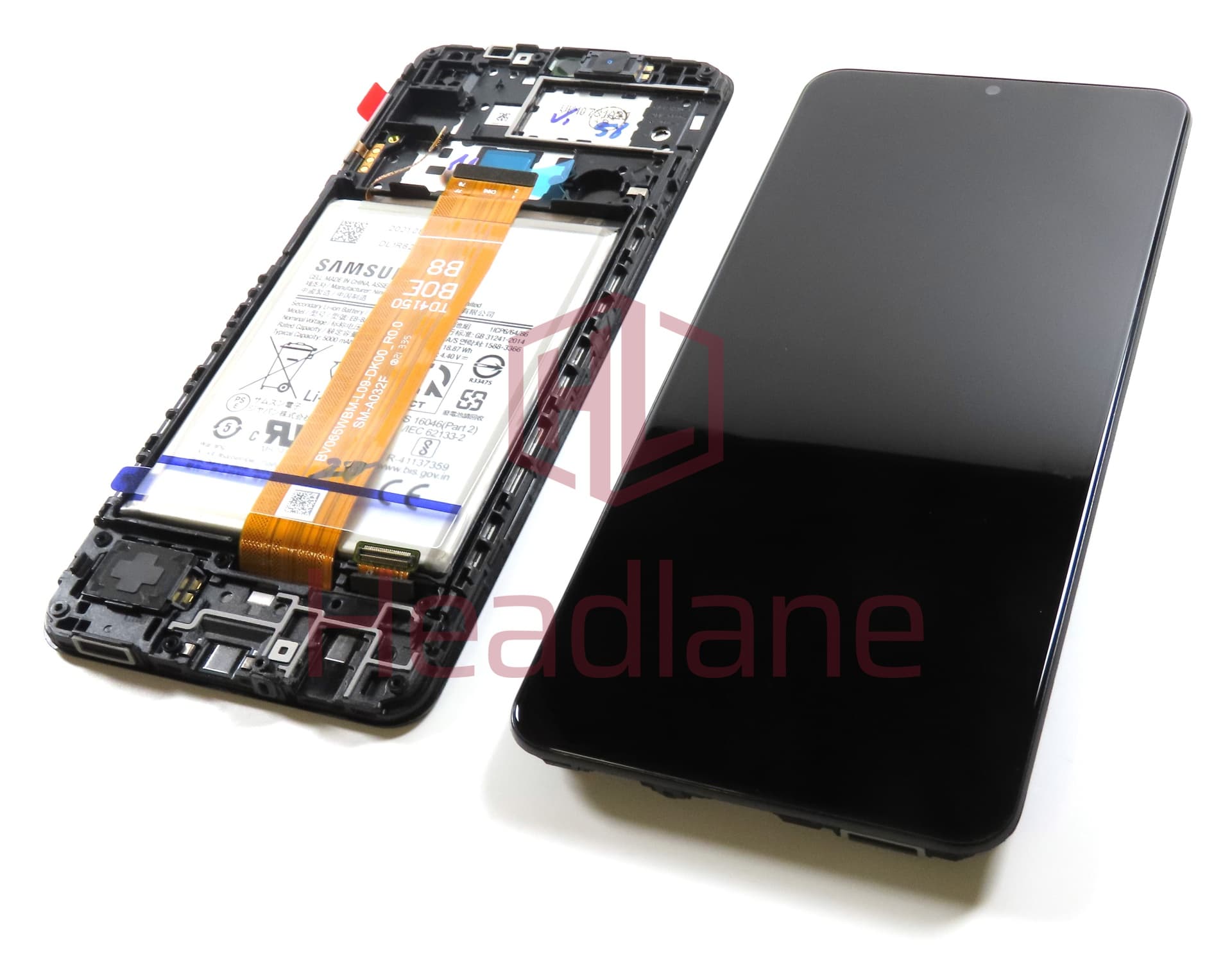 Samsung SM-A127 Galaxy A12 Nacho LCD Display / Screen + Touch + Battery - view 2
