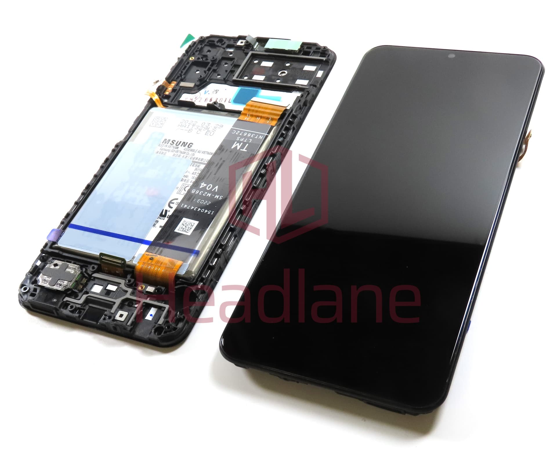 Samsung SM-A135 Galaxy A13 LCD Display / Screen + Touch + Battery - view 2