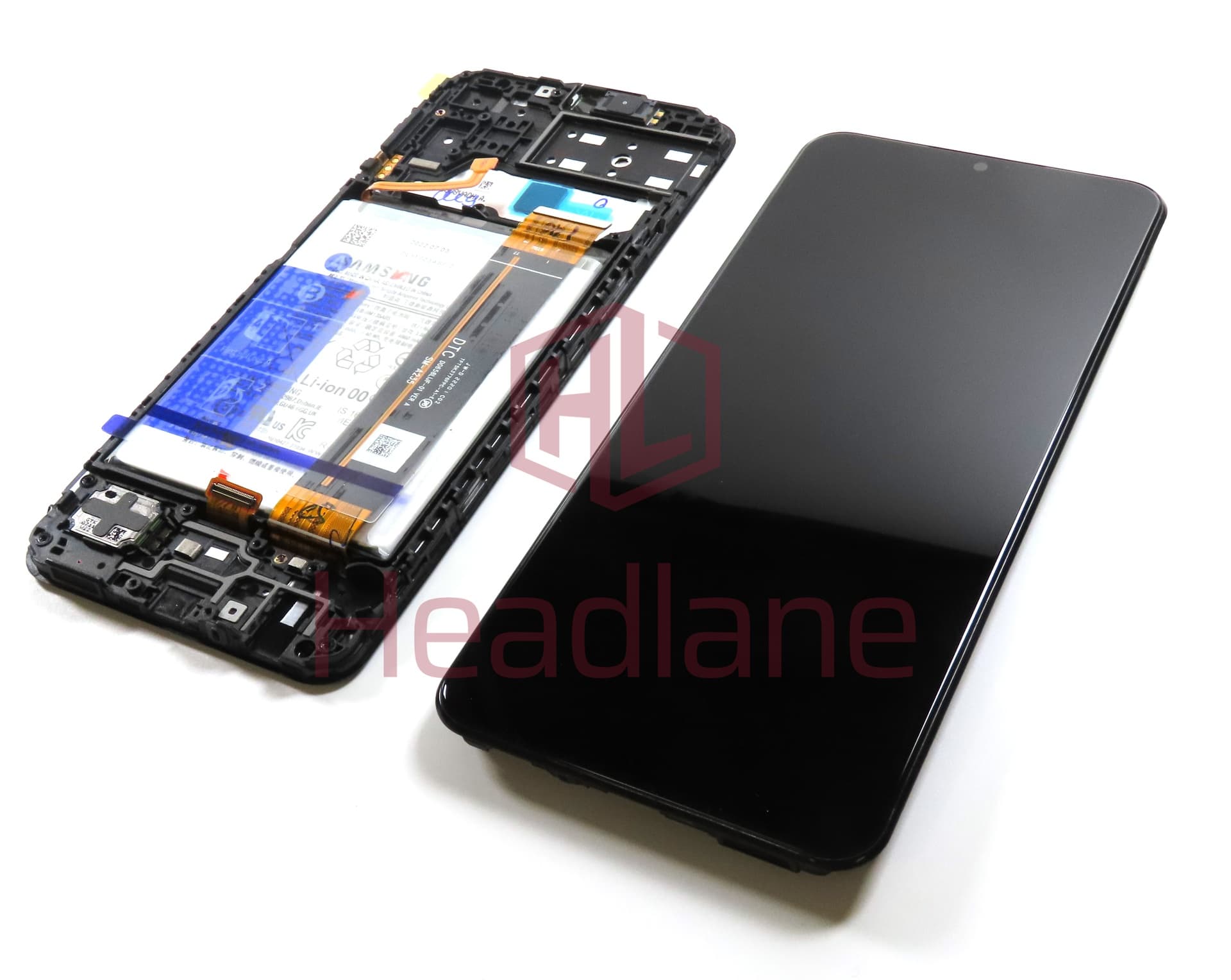 Samsung SM-M135 Galaxy M13 LCD Display / Screen + Touch + Battery - view 2