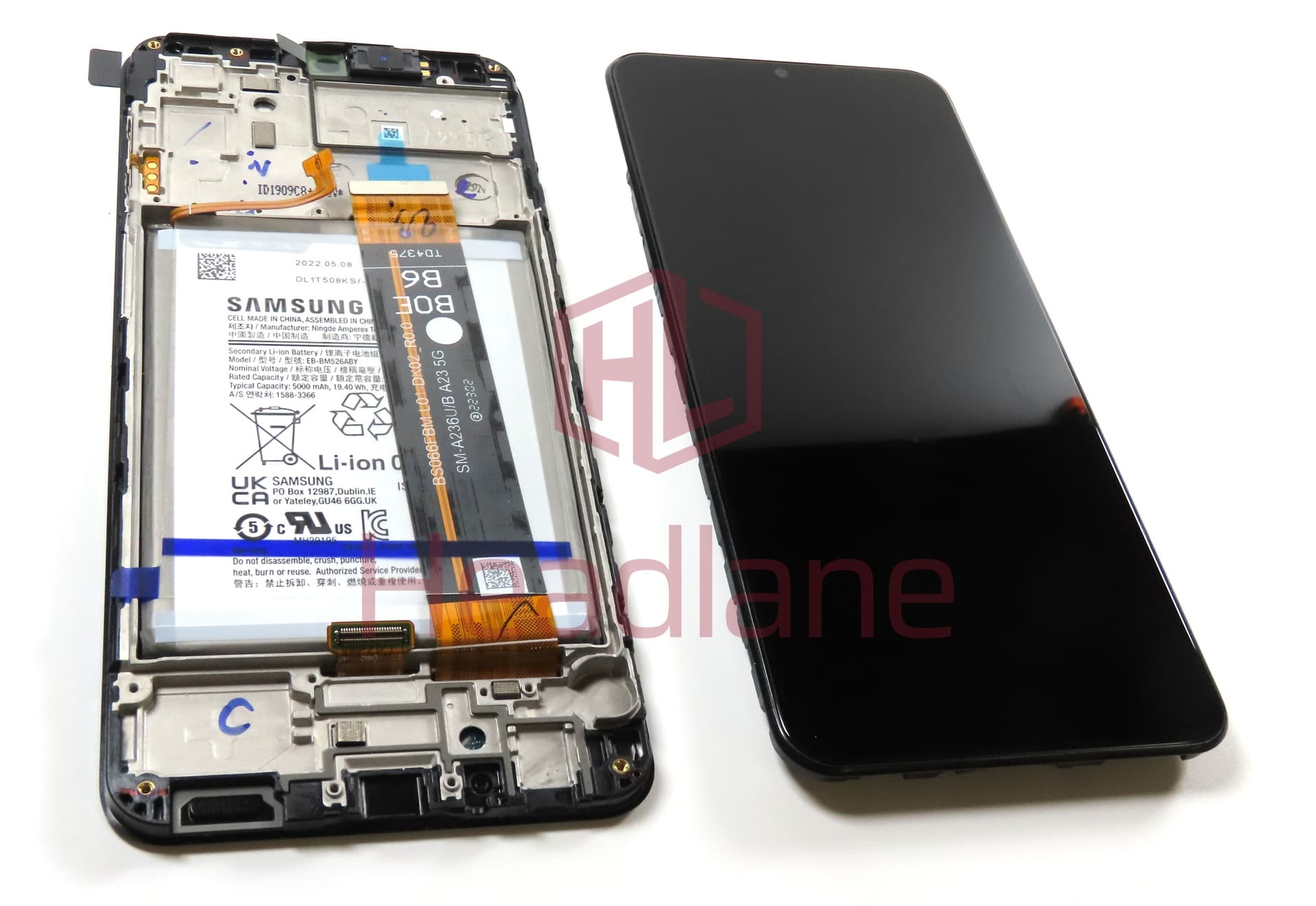 Samsung SM-A236 Galaxy A23 5G LCD Display / Screen + Touch + Battery - view 3