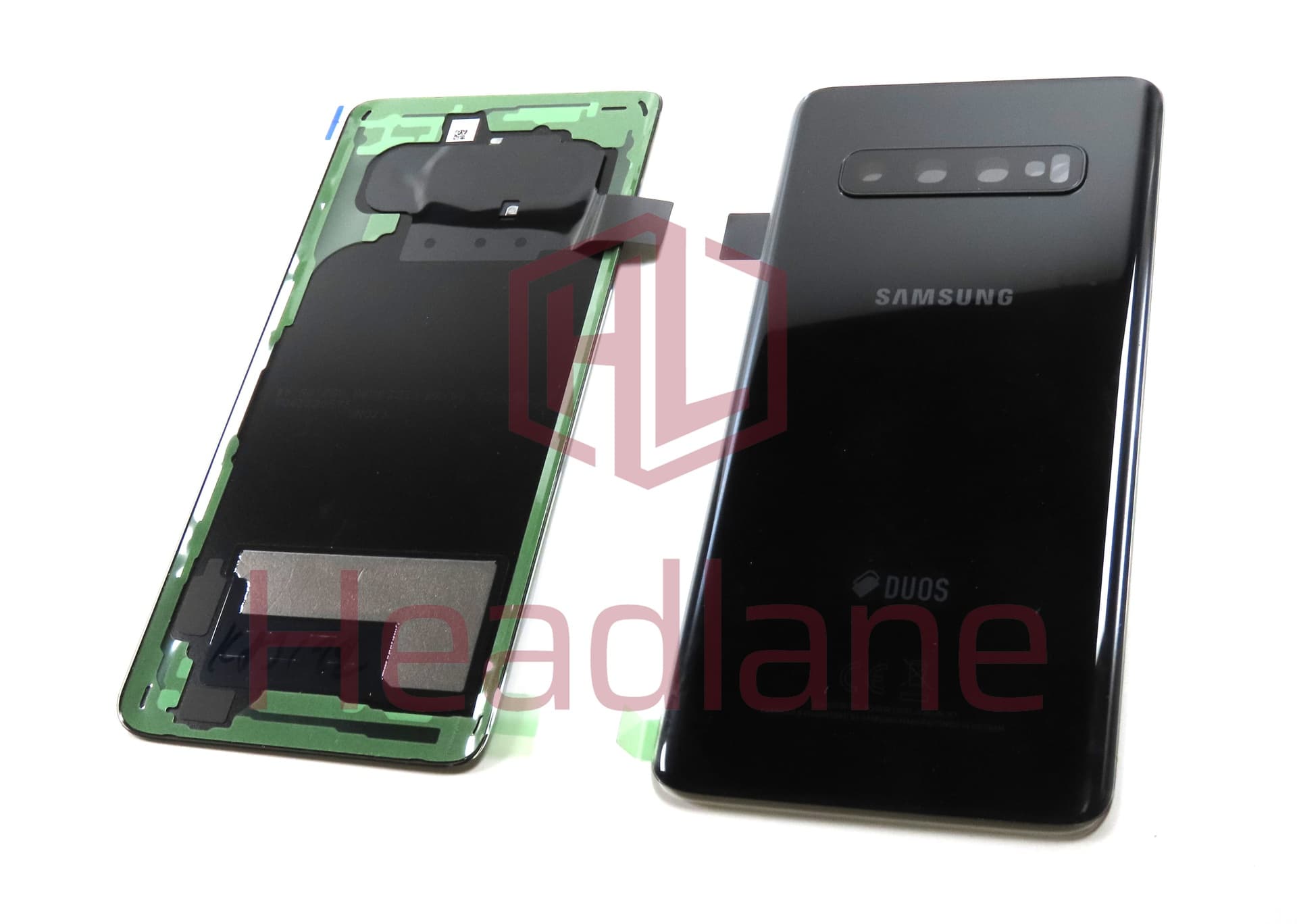 Samsung SM-G973 Galaxy S10 Back / Battery Cover - Prism Black (DUOS) - view 2