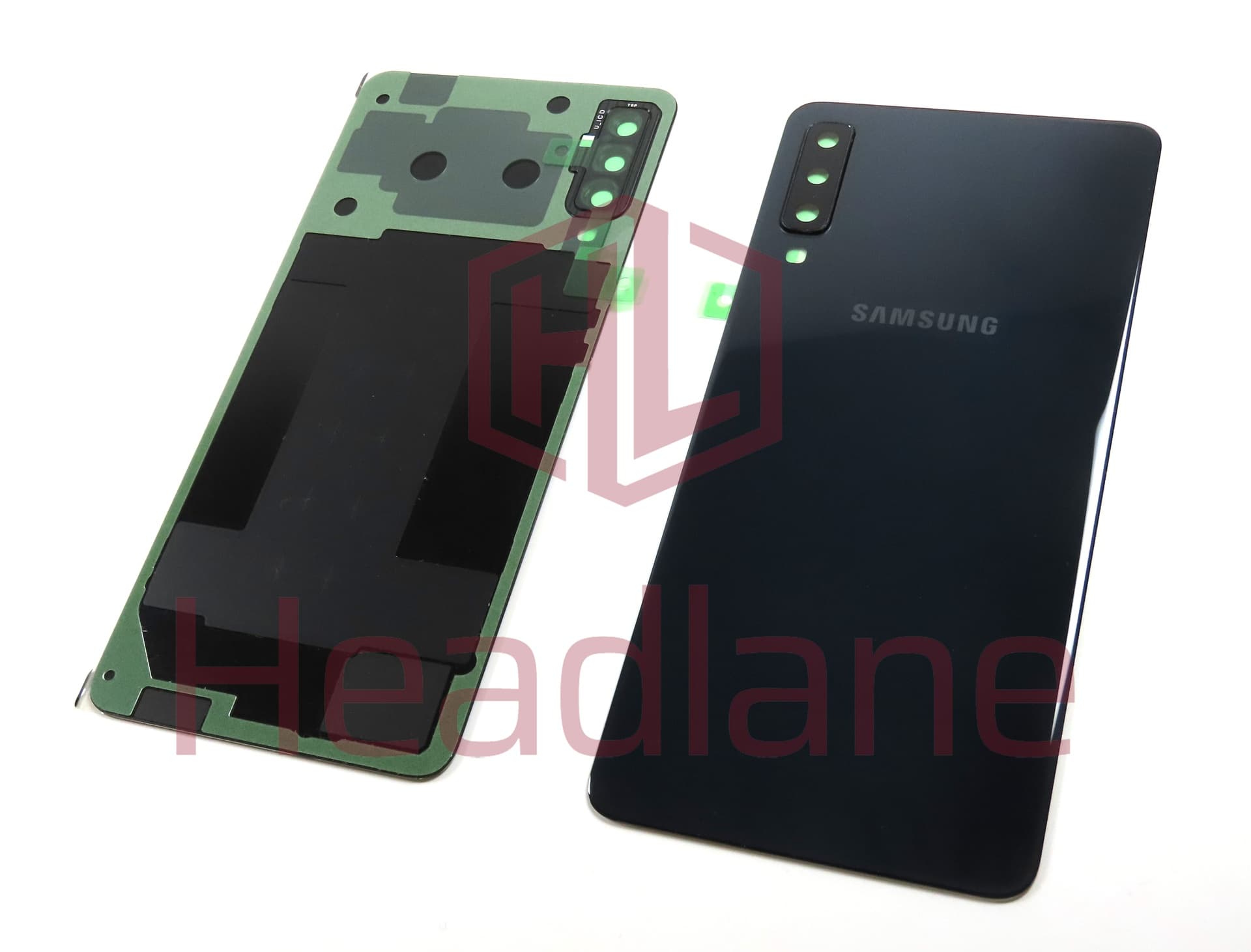 Samsung SM-A750 Galaxy A7 (2018) Back / Battery Cover - Black - view 2