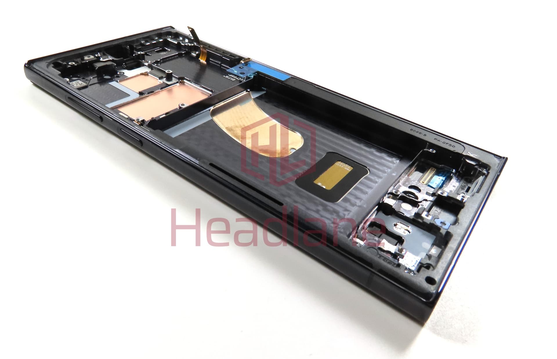 Samsung SM-S918 Galaxy S23 Ultra LCD Display / Screen + Touch - Graphite / Red (With Frame - Self Assembled) - view 2