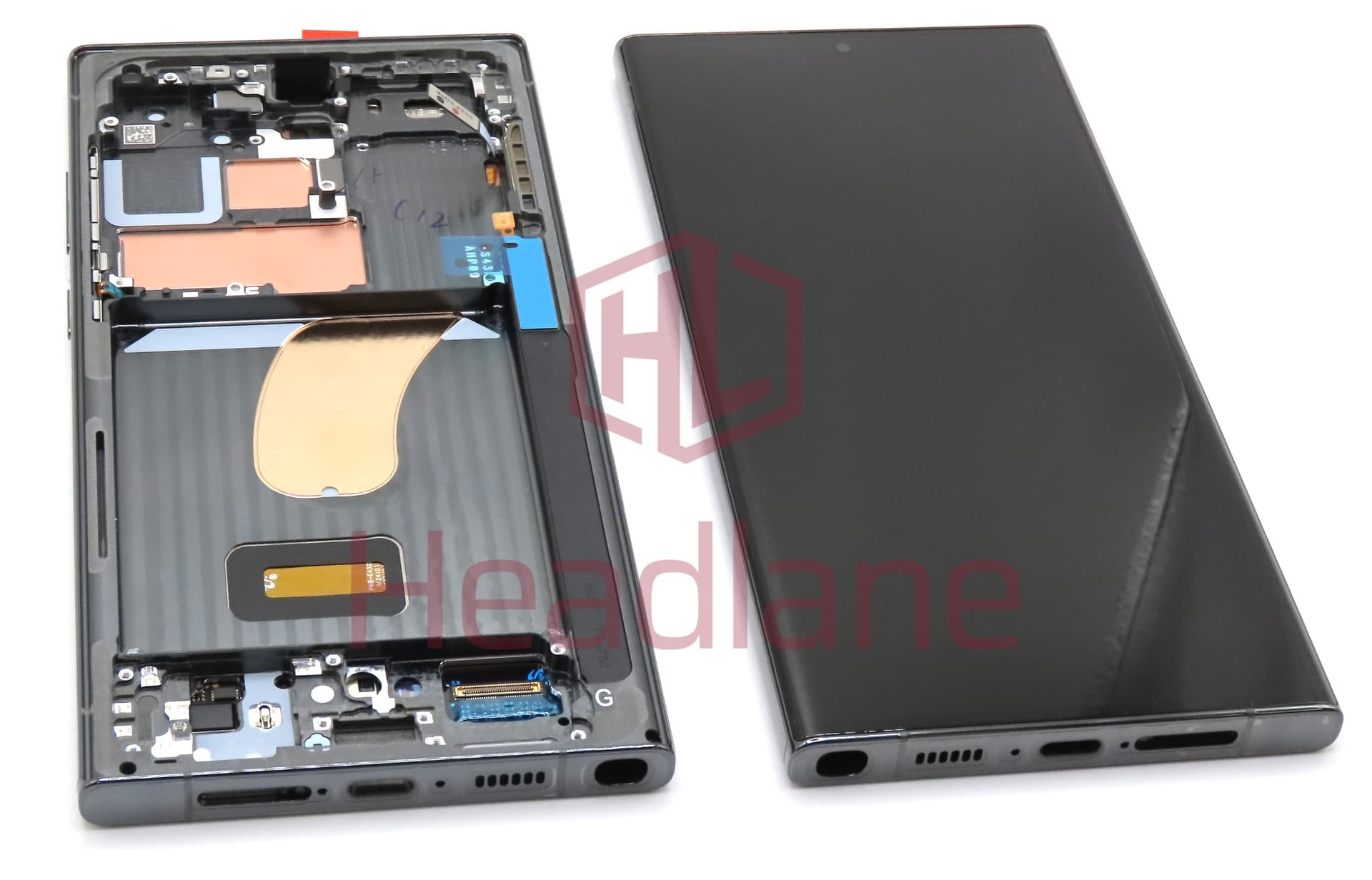 Samsung SM-S918 Galaxy S23 Ultra LCD Display / Screen + Touch - Green (With Frame - Self Assembled) - view 2