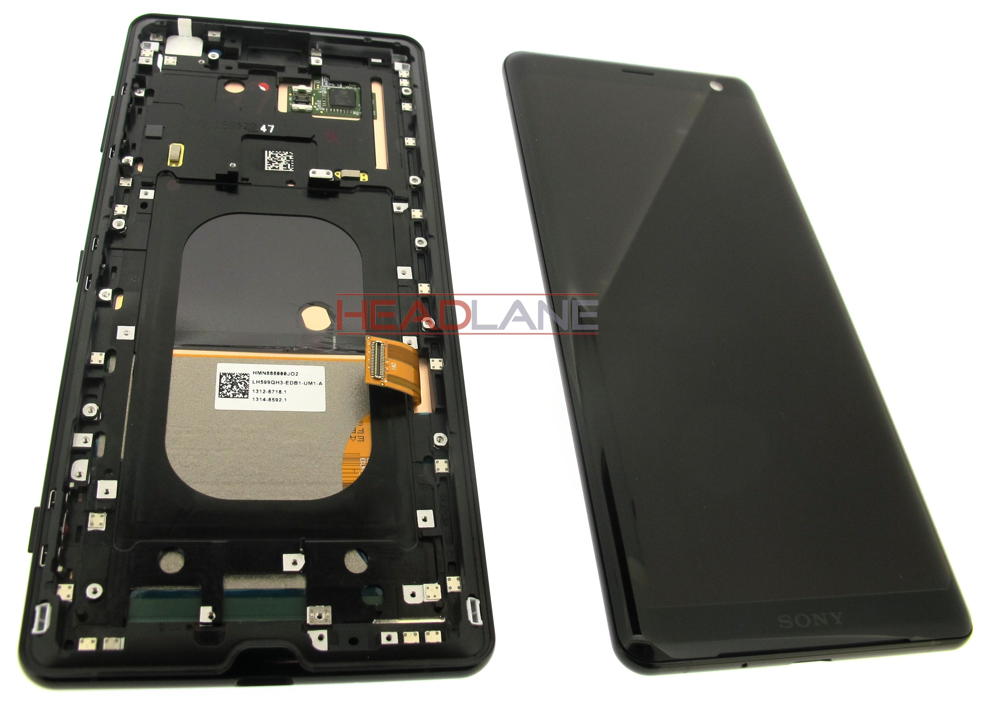 Sony H8416 H9436 Xperia XZ3 LCD Display / Screen + Touch - Black - view 2