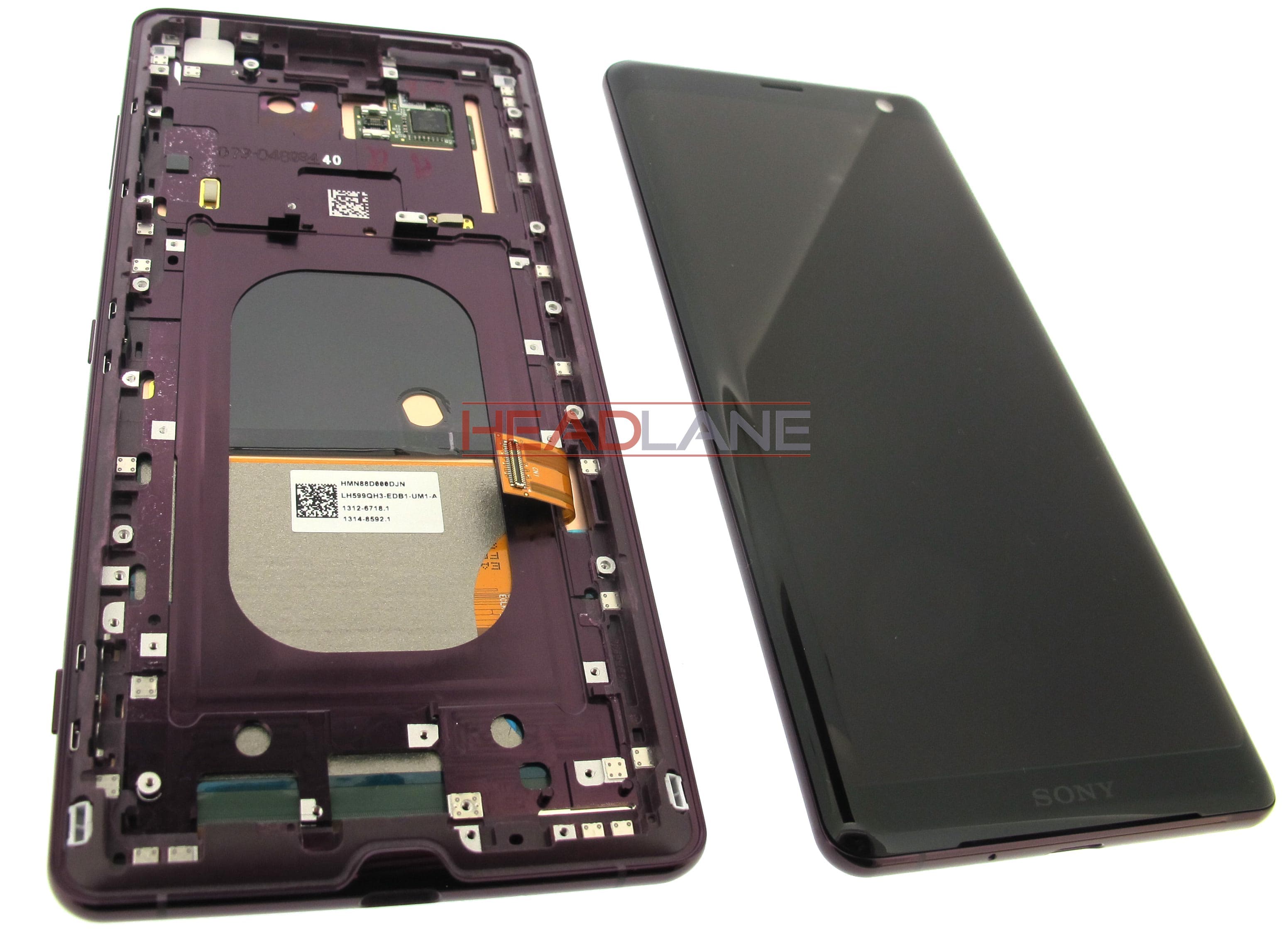 Sony H8416 H9436 Xperia XZ3 LCD Display / Screen + Touch - Red - view 2