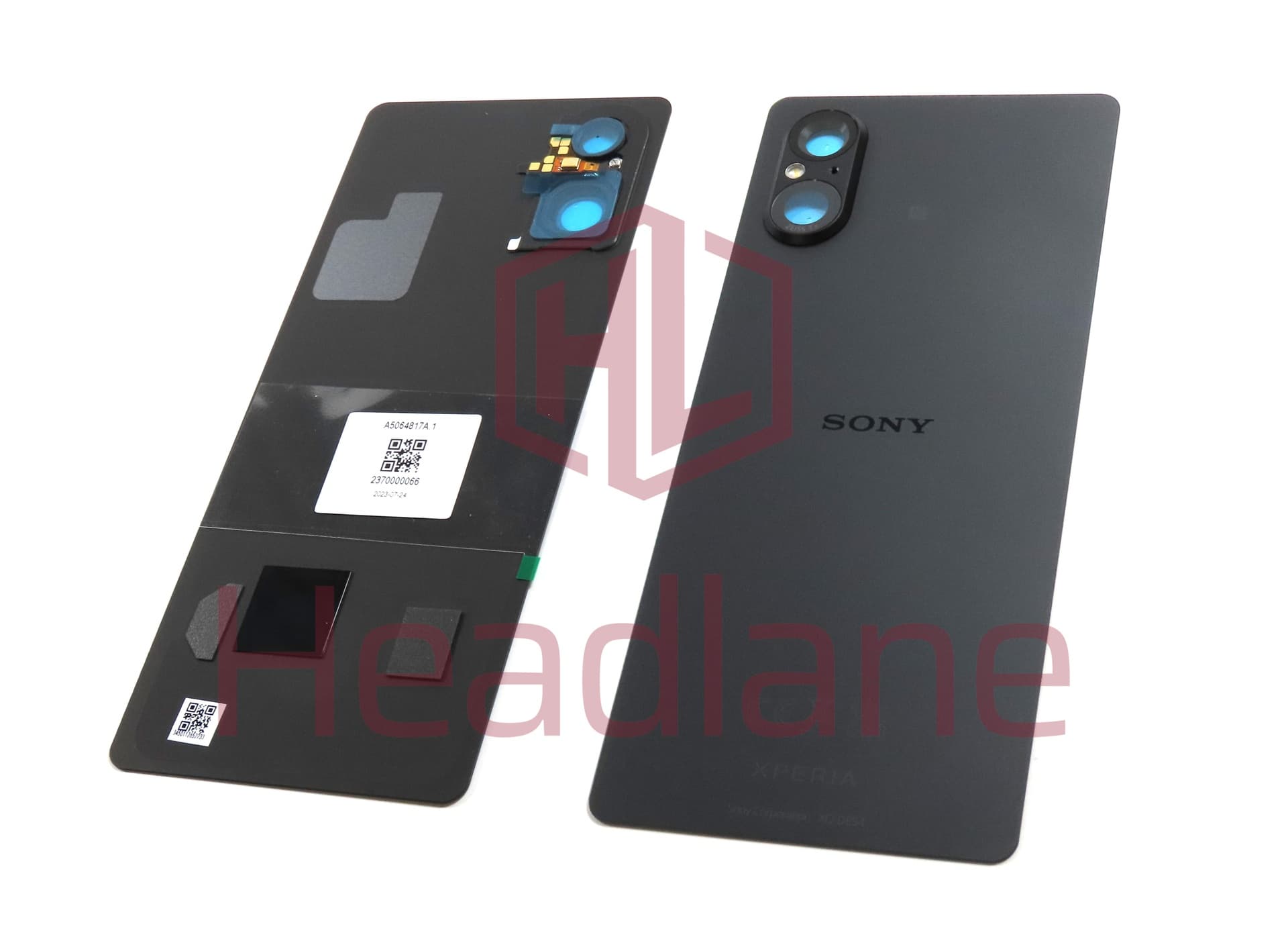 Sony XQ-DE54 Xperia 5 V Back / Battery Cover - Black - view 2
