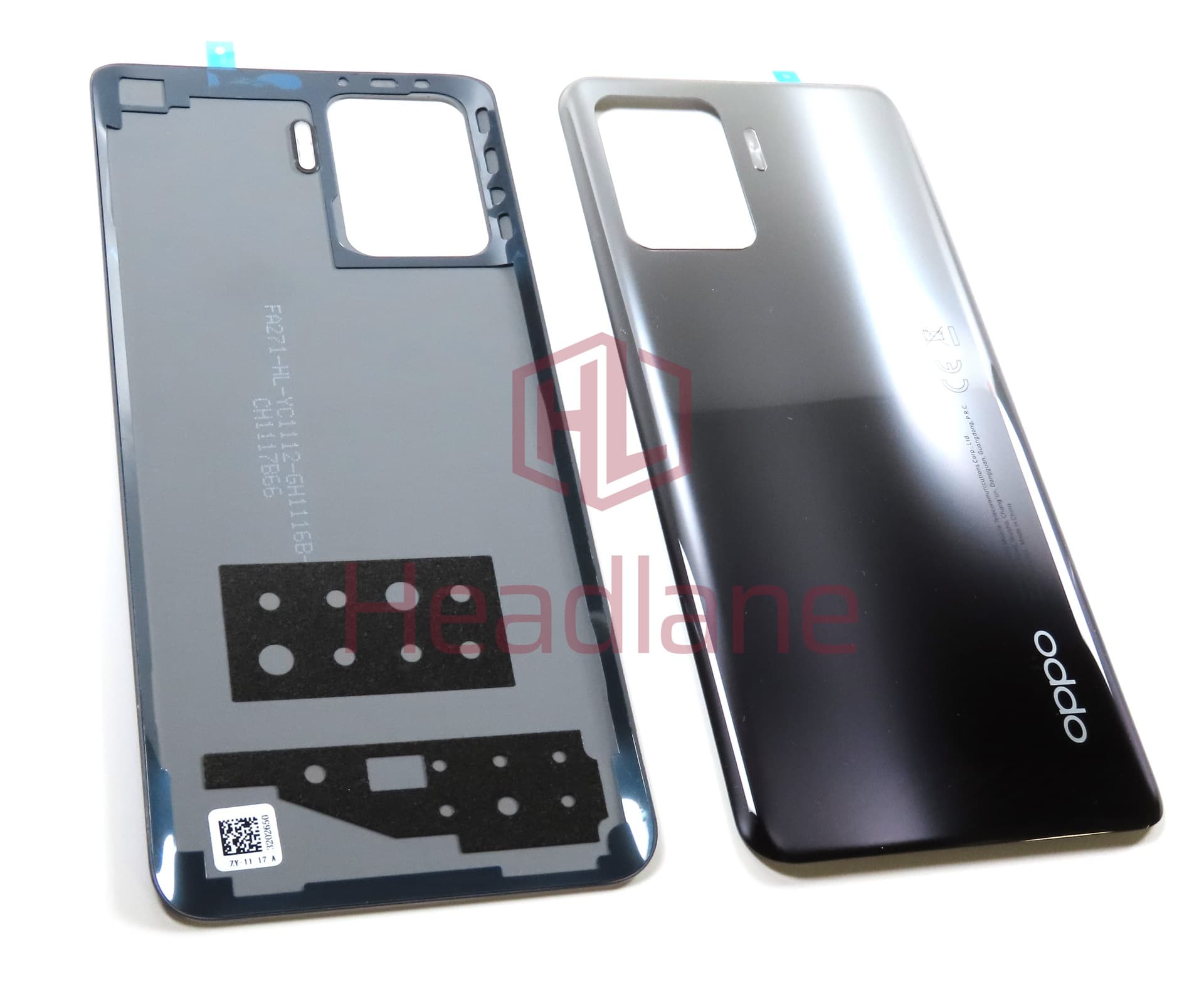 Oppo CPH2217 CPH2203 CPH2285 CPH2205 Reno5 F / A94 4G / F19 Pro / Reno5 Lite Back / Battery Cover - Black - view 3