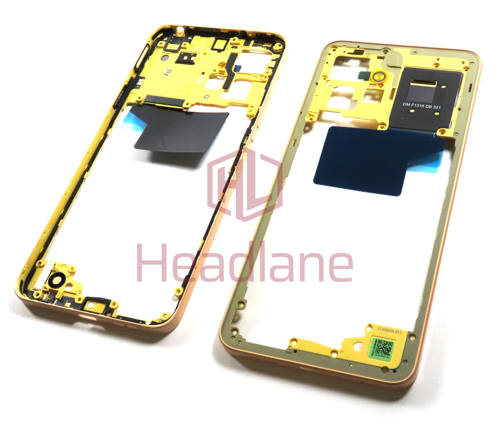 Xiaomi Redmi Note 12 4G Middle Cover / Chassis - Gold (NFC Version) - view 2