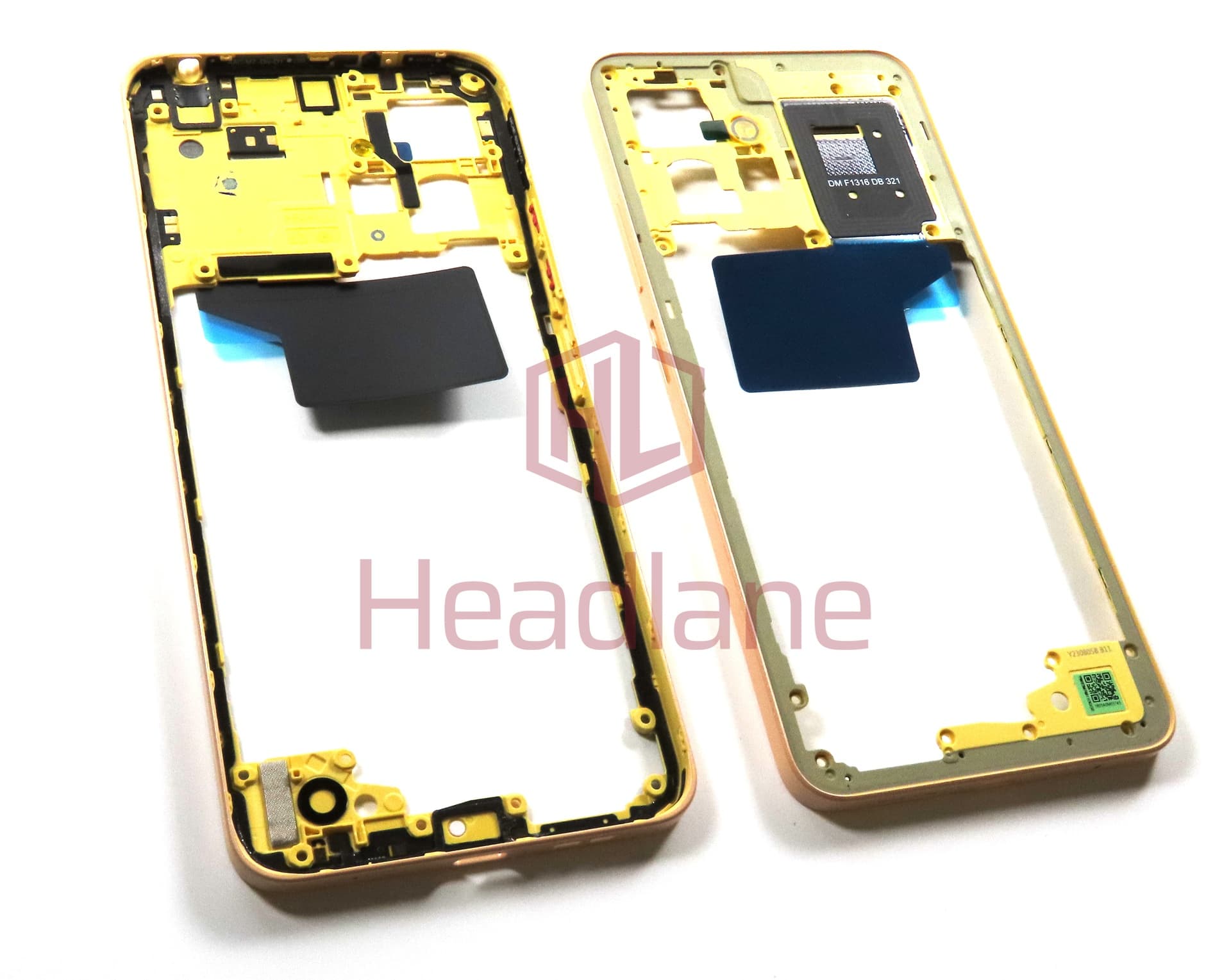 Xiaomi Redmi Note 12 4G Middle Cover / Chassis - Gold (NFC Version) - view 3