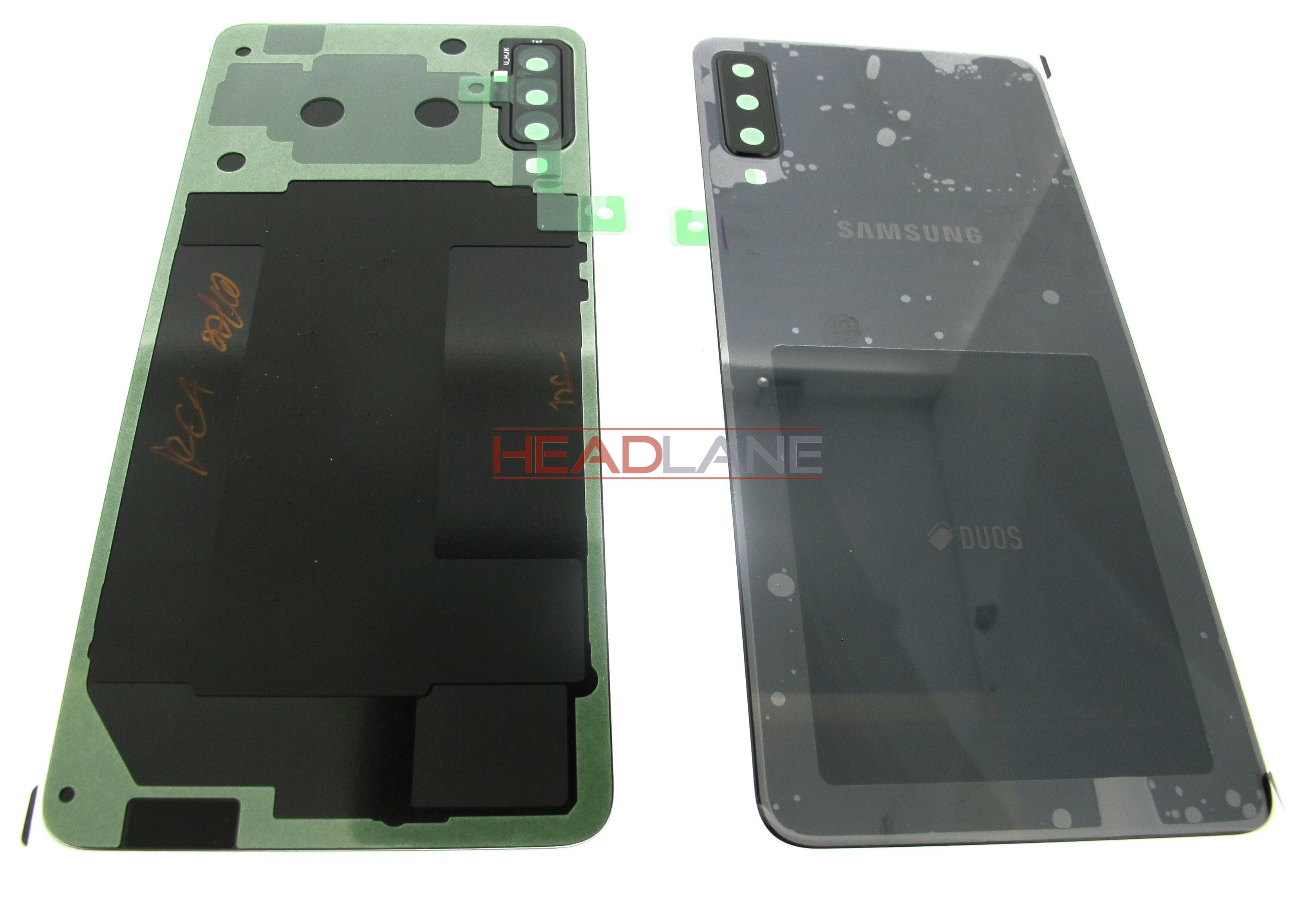 Samsung SM-A750 Galaxy A7 (2018) DUOS Back / Battery Cover - Black - view 2