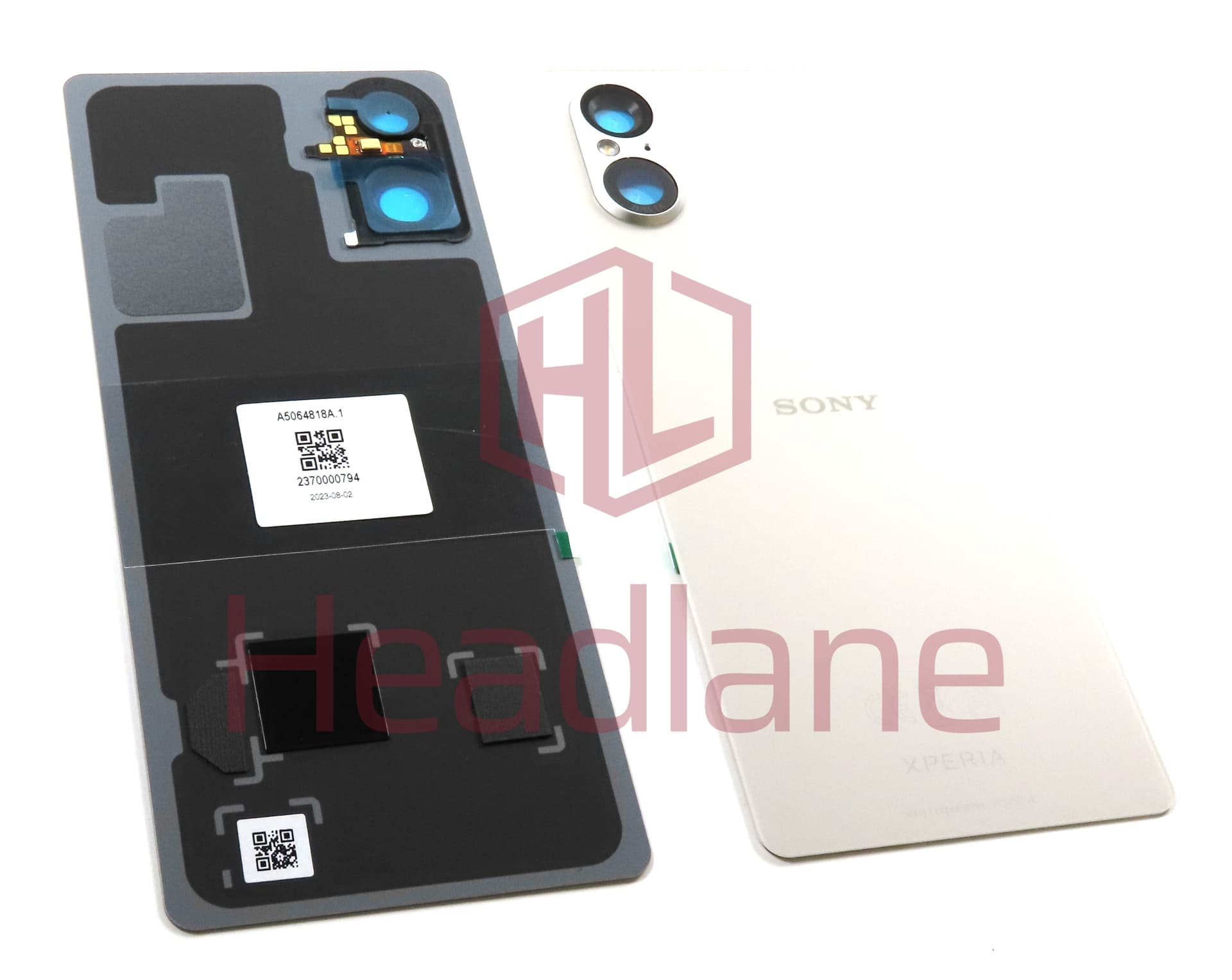 Sony XQ-DE54 Xperia 5 V Back / Battery Cover - Silver - view 2